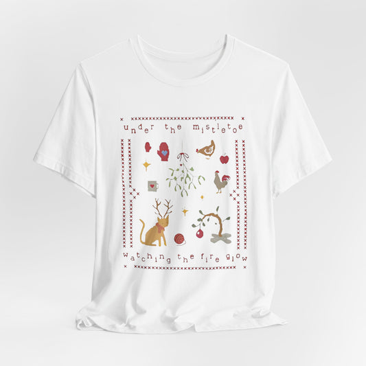 Under the Mistletoe - Unisex Jersey Short Sleeve Tee