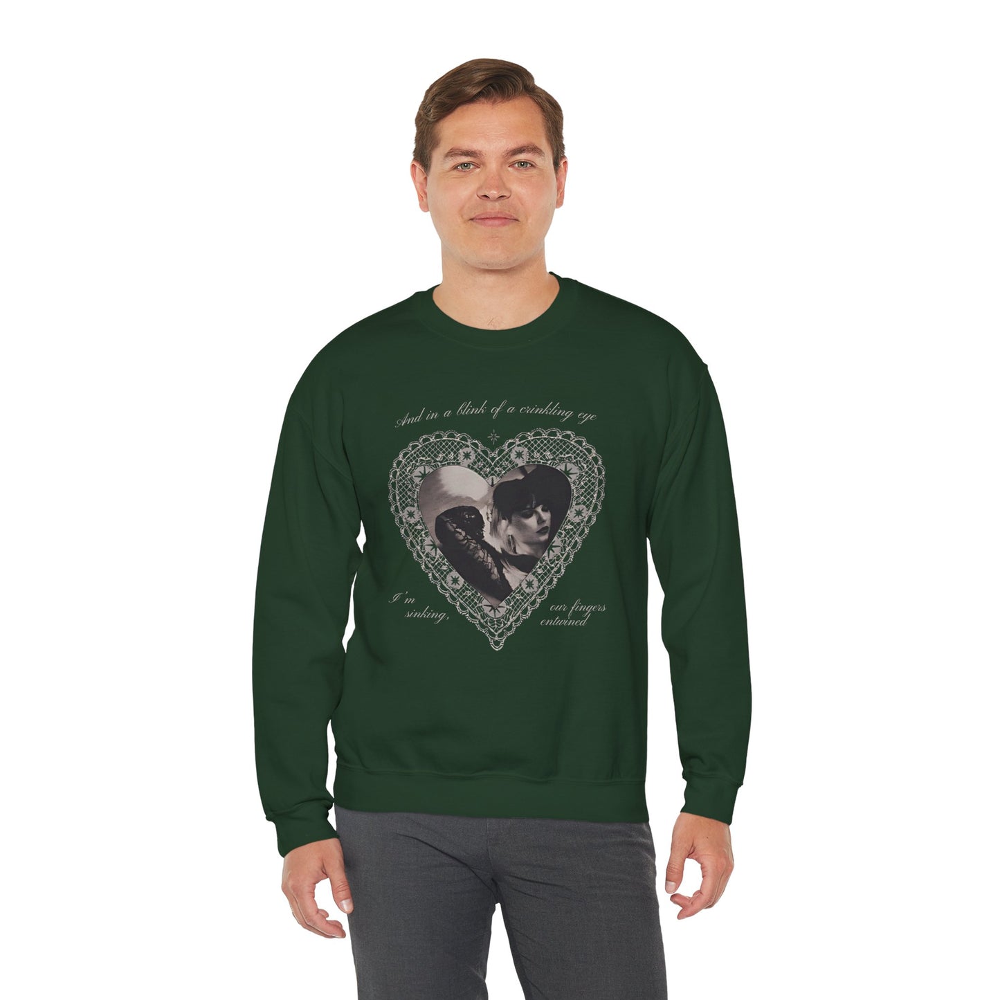 Crinkling Eye - Unisex Heavy Blend™ Crewneck Sweatshirt