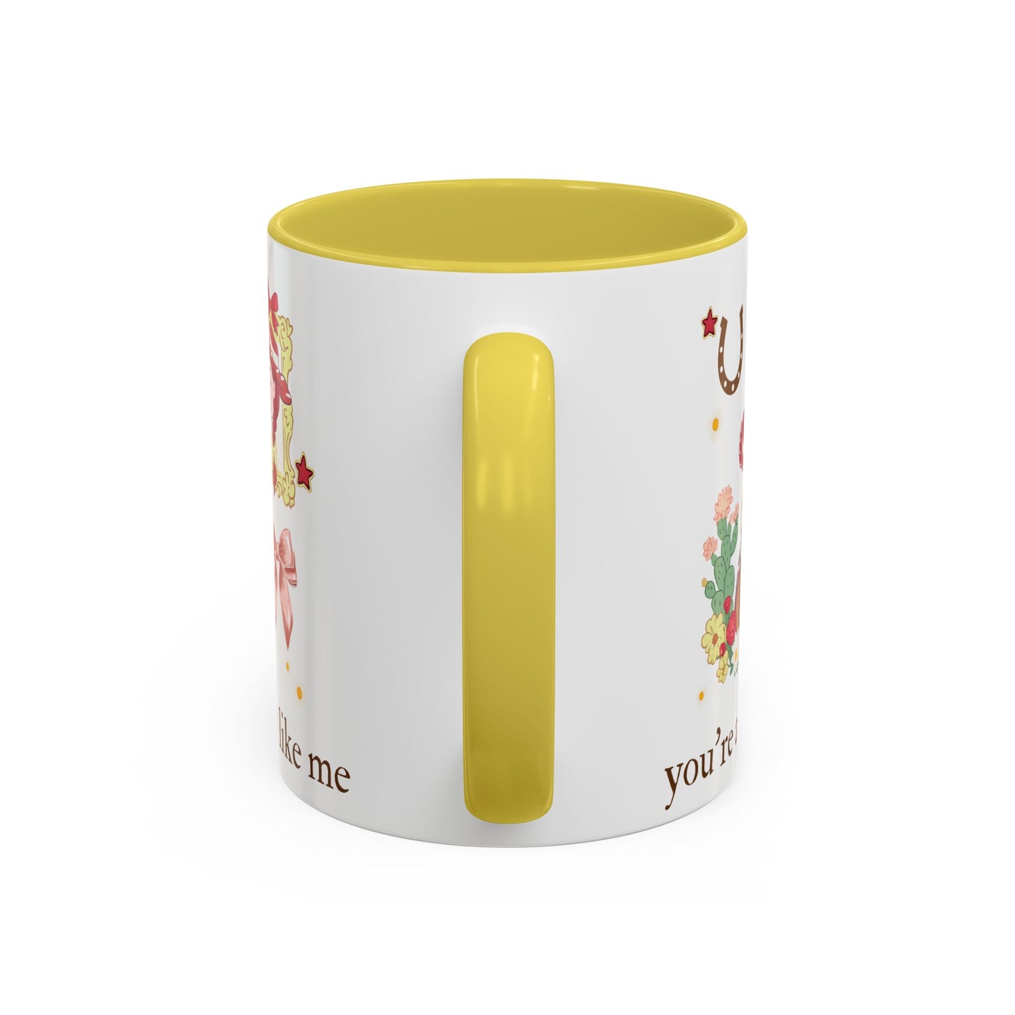 Cowgirl Cowboy Mug – "You're a Cowboy Like Me" Colorful 11oz Ceramic Coffee Cup