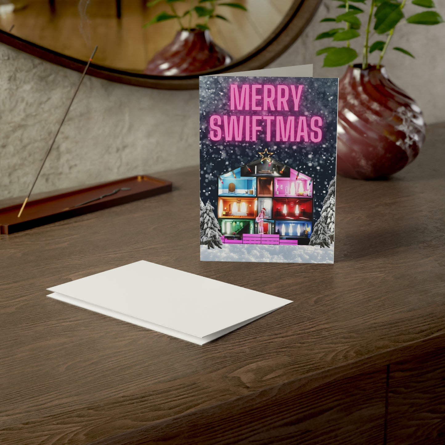 Merry Swiftmas Greeting Cards (1, 10, 30, and 50pcs)