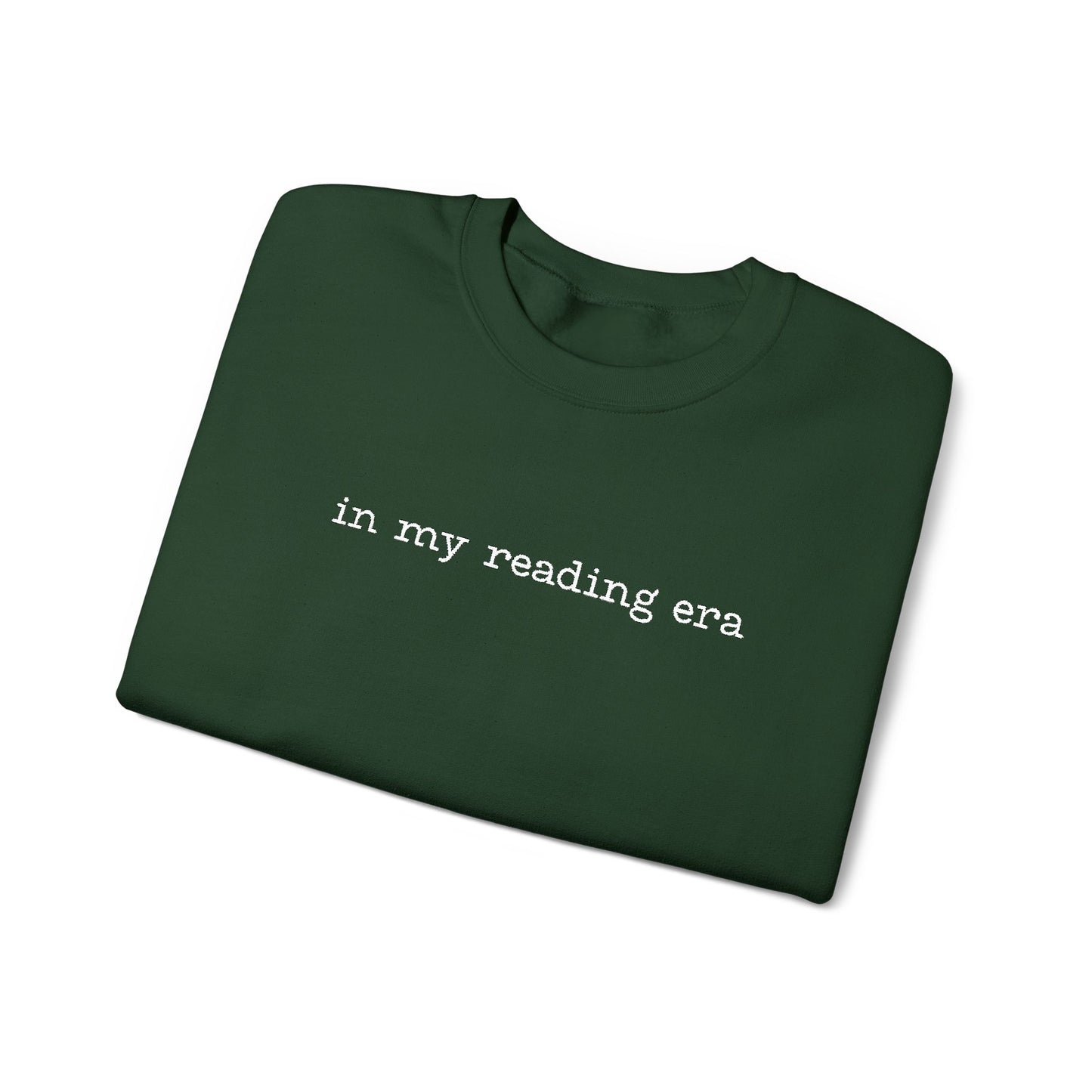 'In My Reading Area' Crewneck Sweatshirt – Cozy Literary Sweatshirt for Book Lovers
