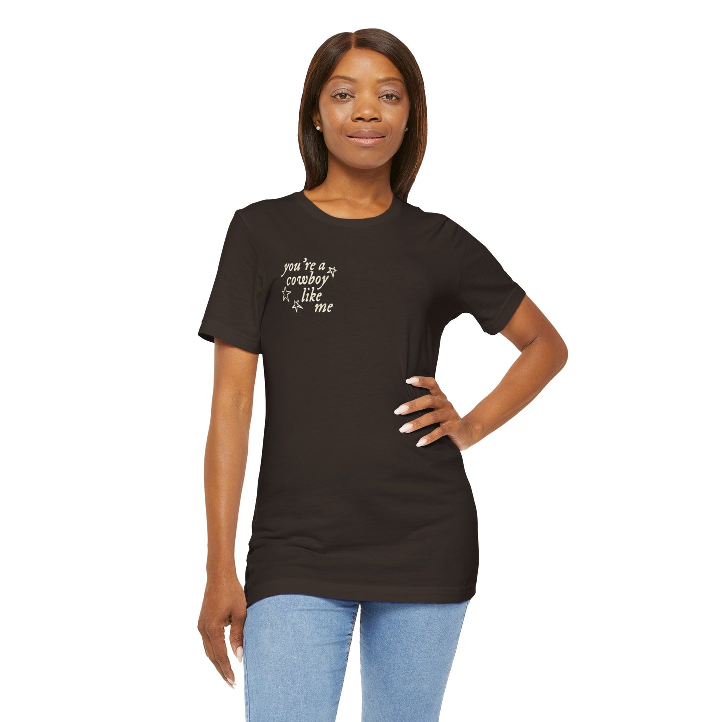 Eyes Full of Stars front and back - Unisex Jersey Short Sleeve Tee