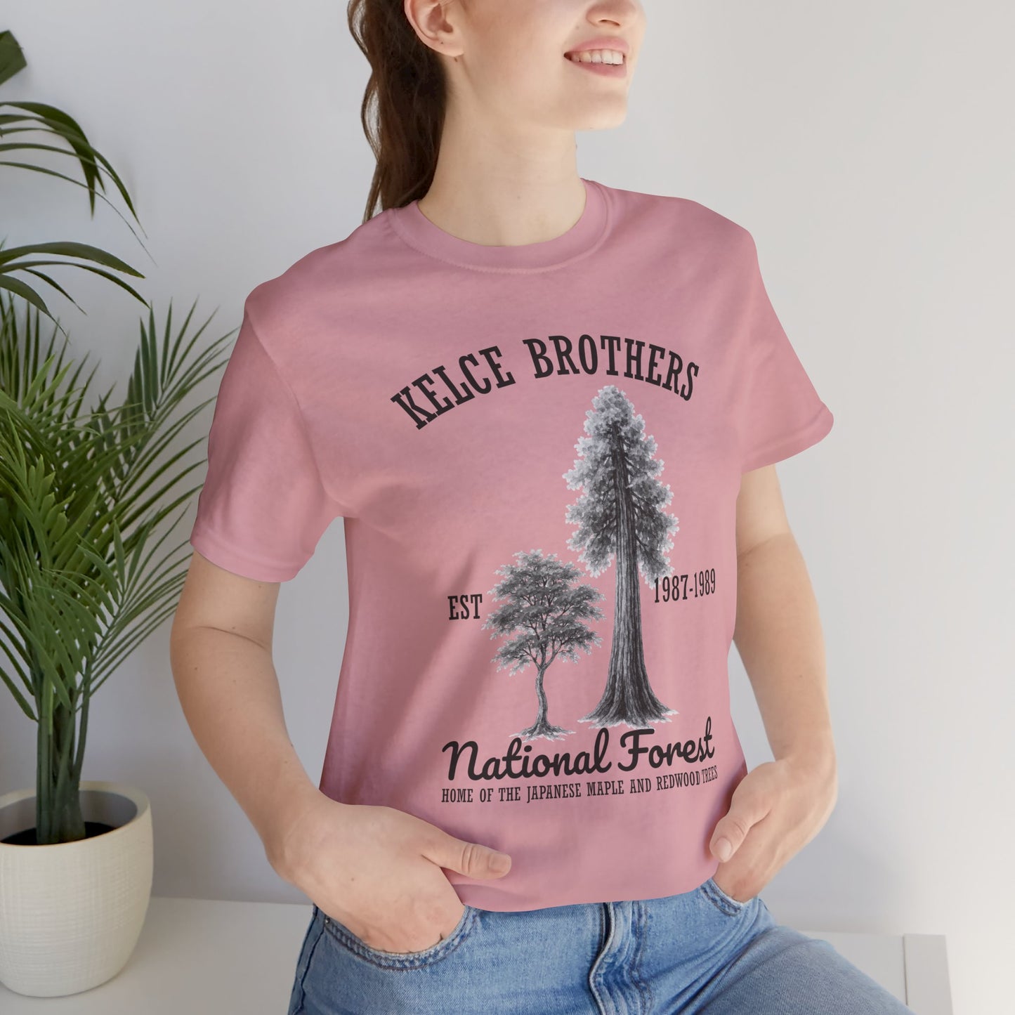 Kelce Brothers National Forest Tee - Unisex Jersey Short Sleeve T-Shirt