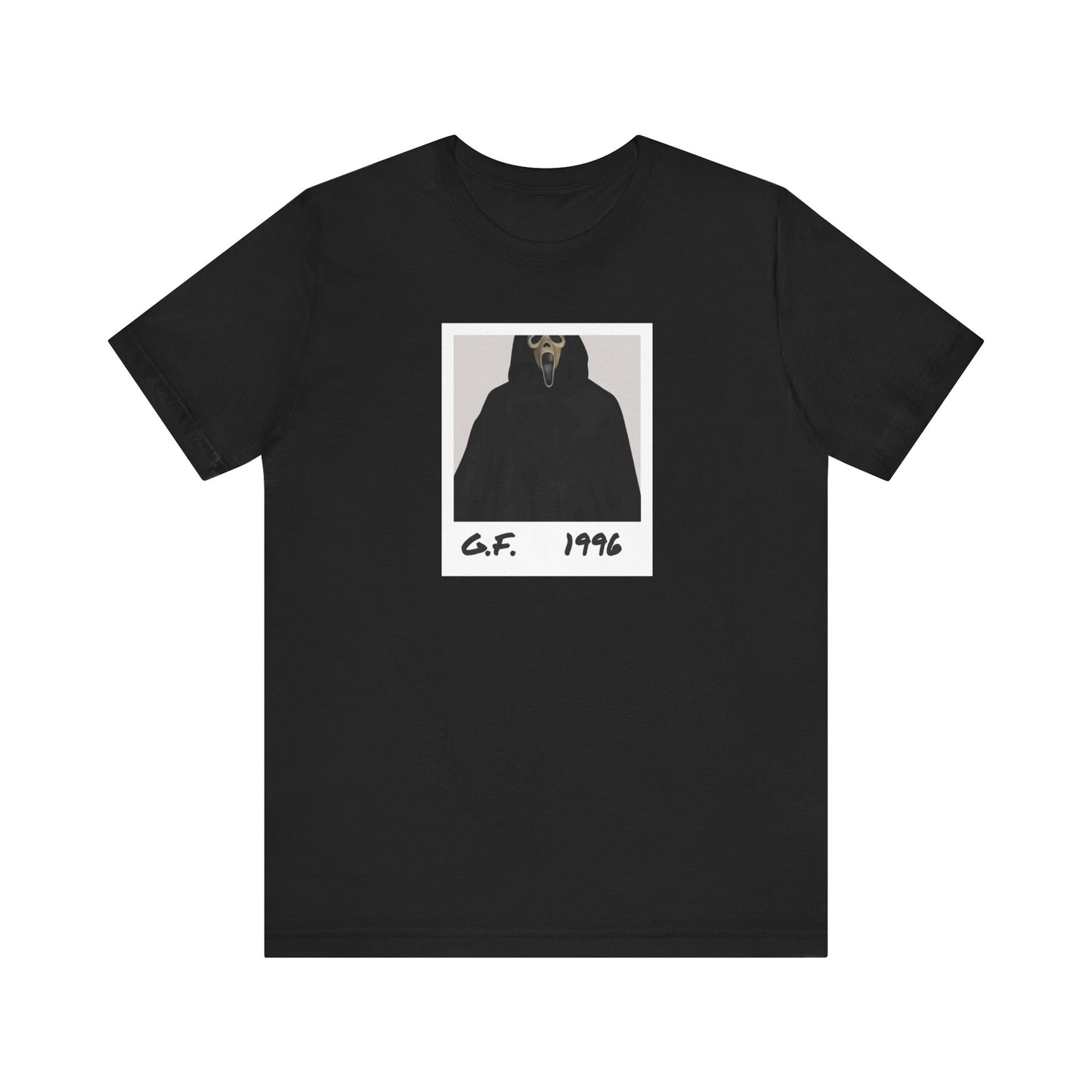 Ghost Face - Scream - Polaroid - Halloween - Unisex Jersey Short Sleeve Tee