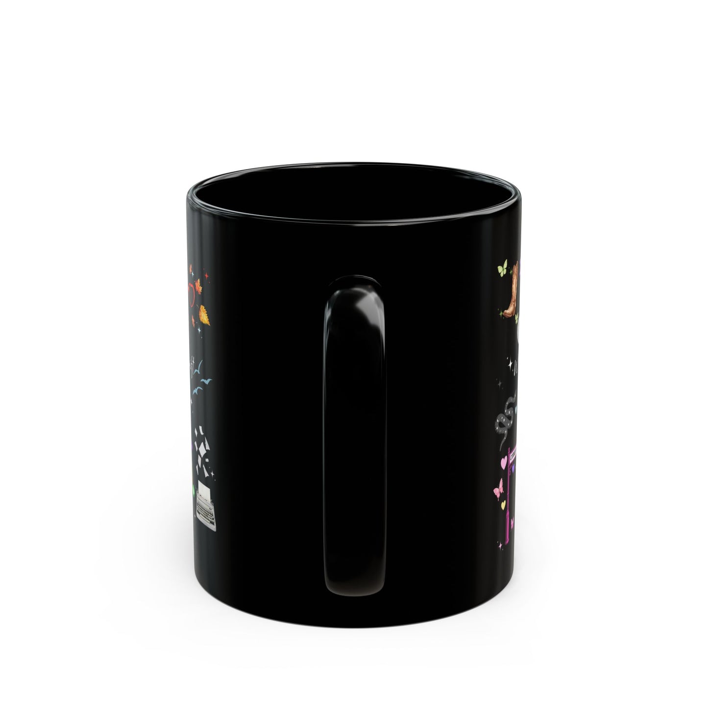 I hope you think of me Black Mug - 11oz & 15oz, Perfect Gift for Swifties, Music Lovers, Birthdays, Coffee Lovers, Special Occasions