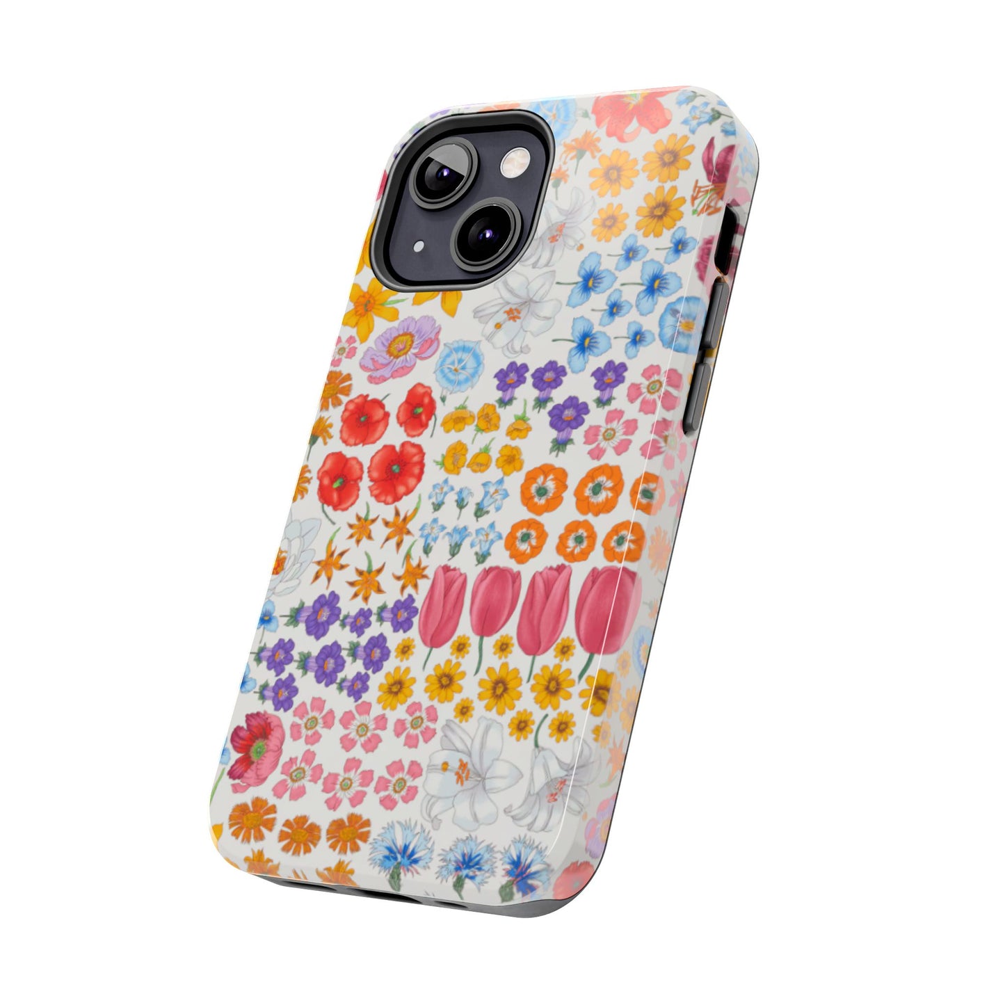 Vibrant Floral Tough Phone Case "Flora"- Durable Protection for Your Device