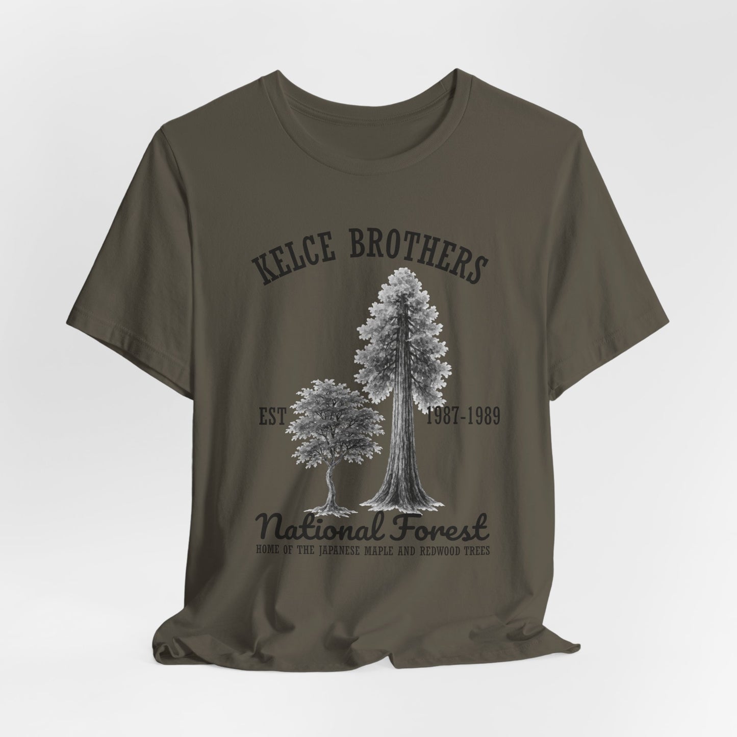 Kelce Brothers National Forest Tee - Unisex Jersey Short Sleeve T-Shirt