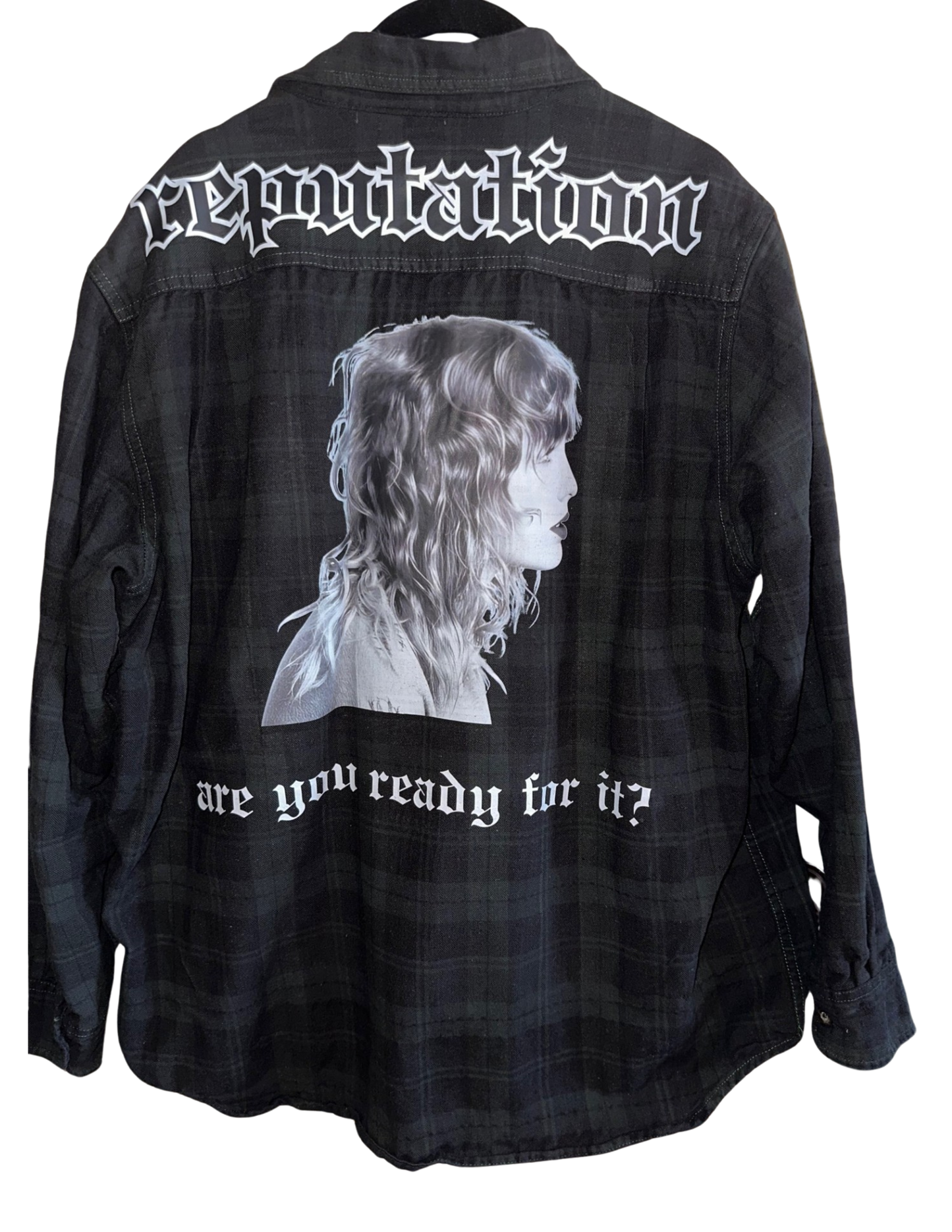 Made to Order Swiftie Upcycled Flannel Shirt