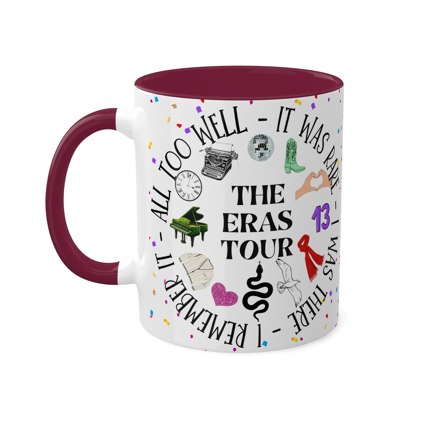 Concert Icons - I remember it all too well - Colorful Mugs, 11oz