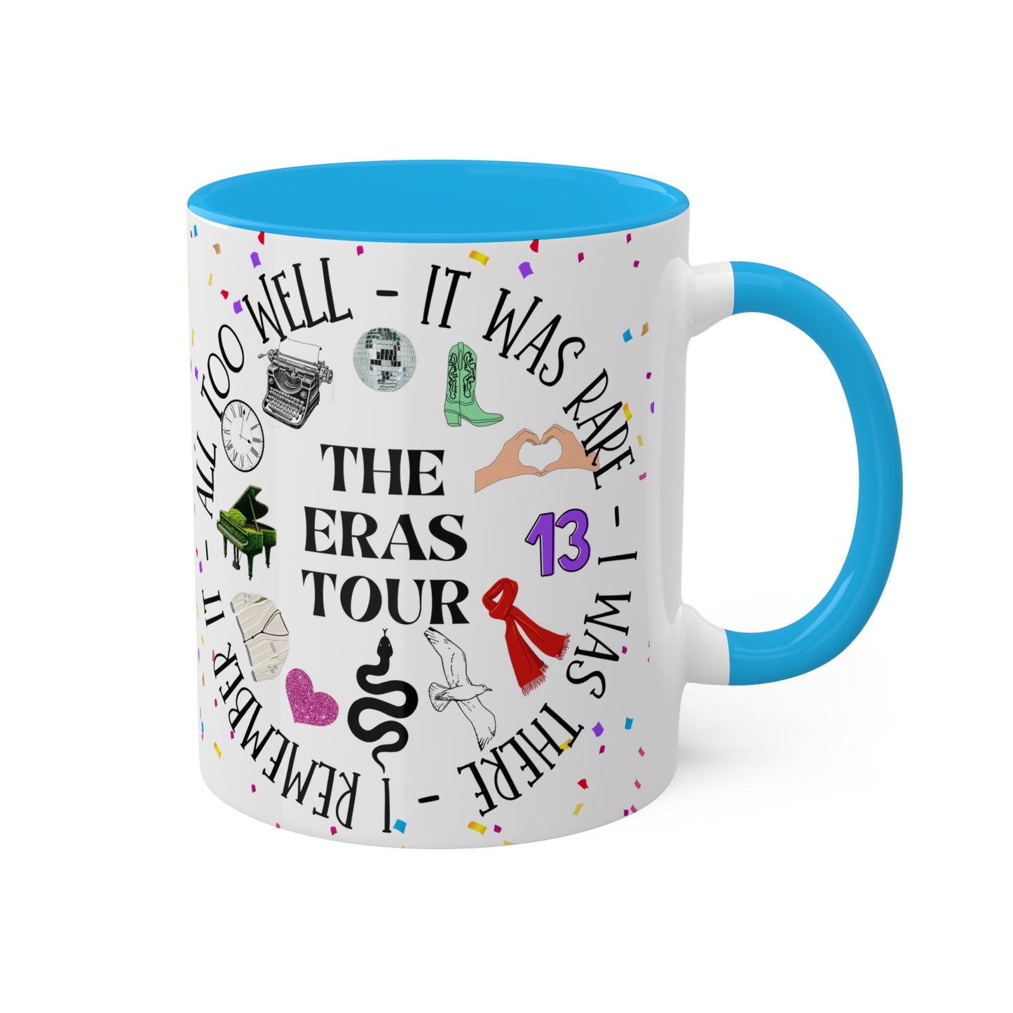 Concert Icons - I remember it all too well - Colorful Mugs, 11oz