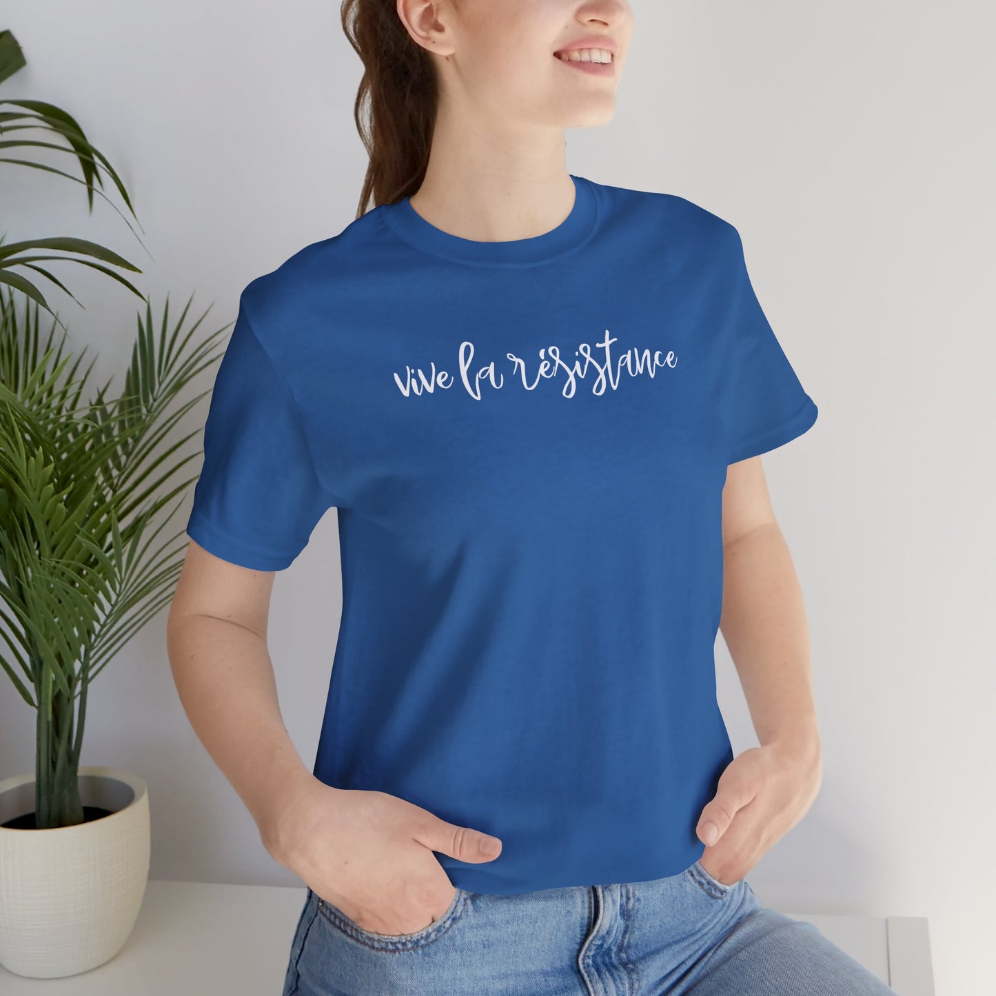 Vive la résistance - Unisex Jersey Short Sleeve Tee