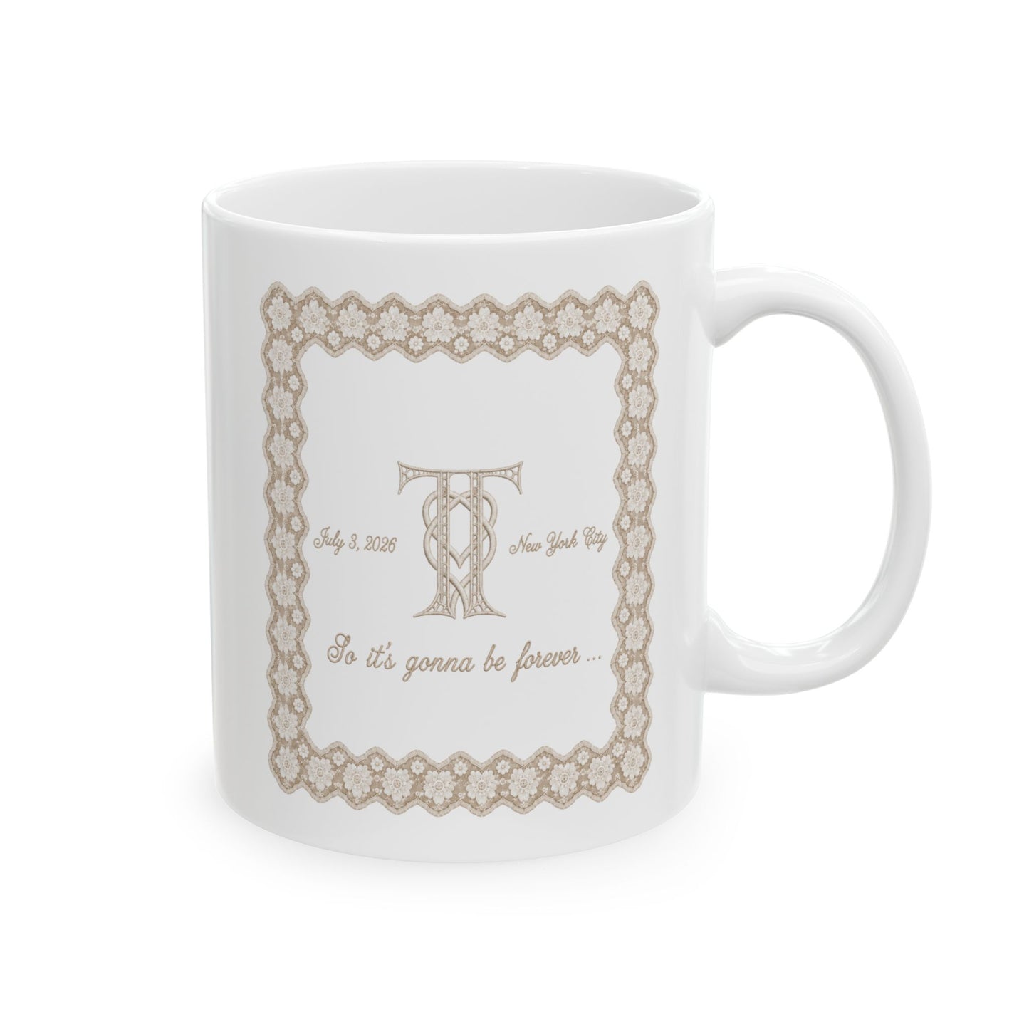 T&T Ceramic Coffee Cup (11oz)