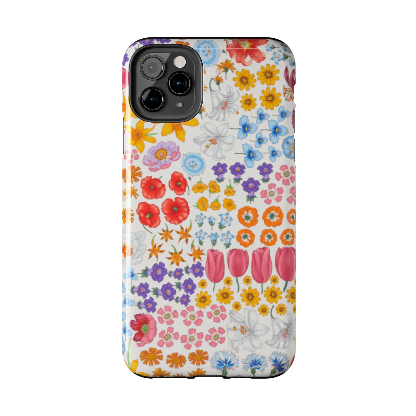 Vibrant Floral Tough Phone Case "Flora"- Durable Protection for Your Device