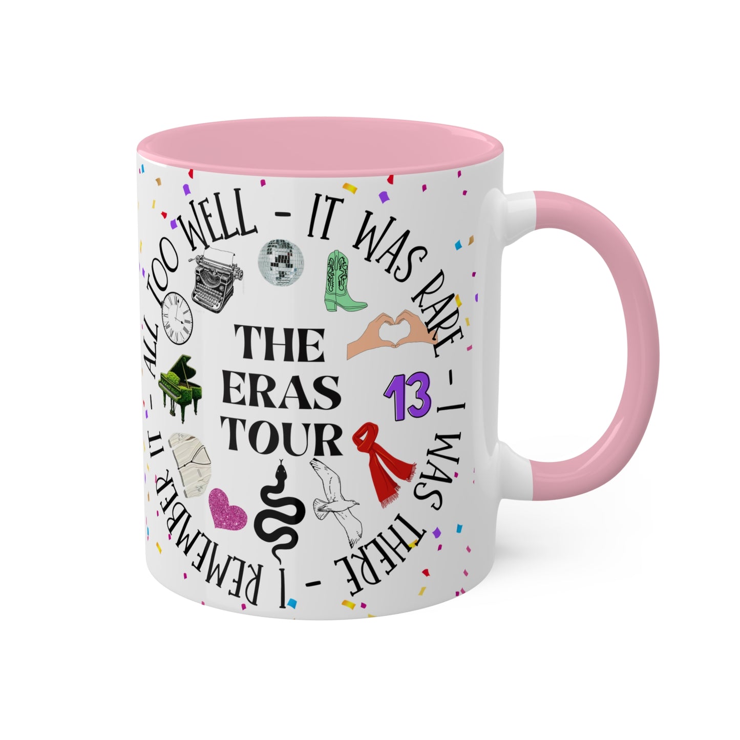 Concert Icons - I remember it all too well - Colorful Mugs, 11oz