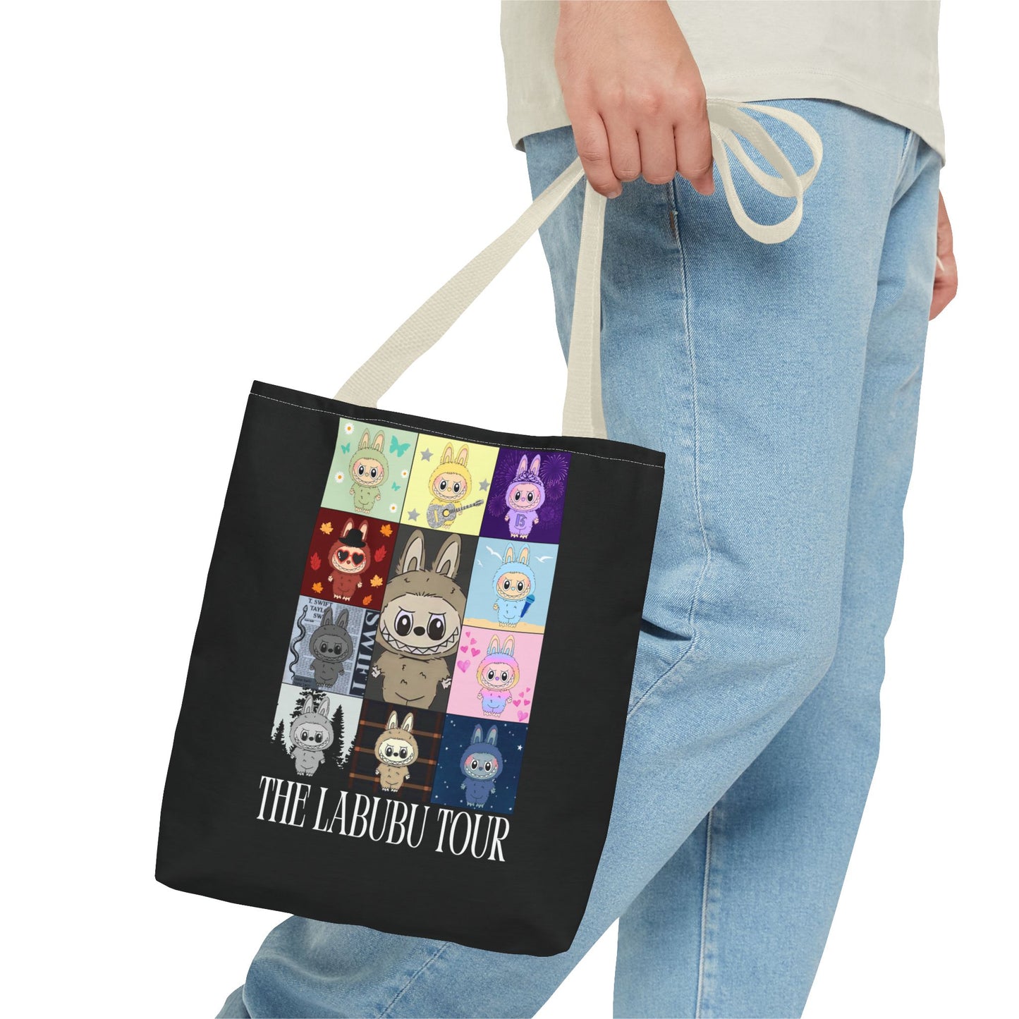 Cute Character Tour Tote Bag | Swiftie Gift | Cartoon Style, Anime Accessories, Gift for Kids, Everyday Use, Eco-Friendly Shopping