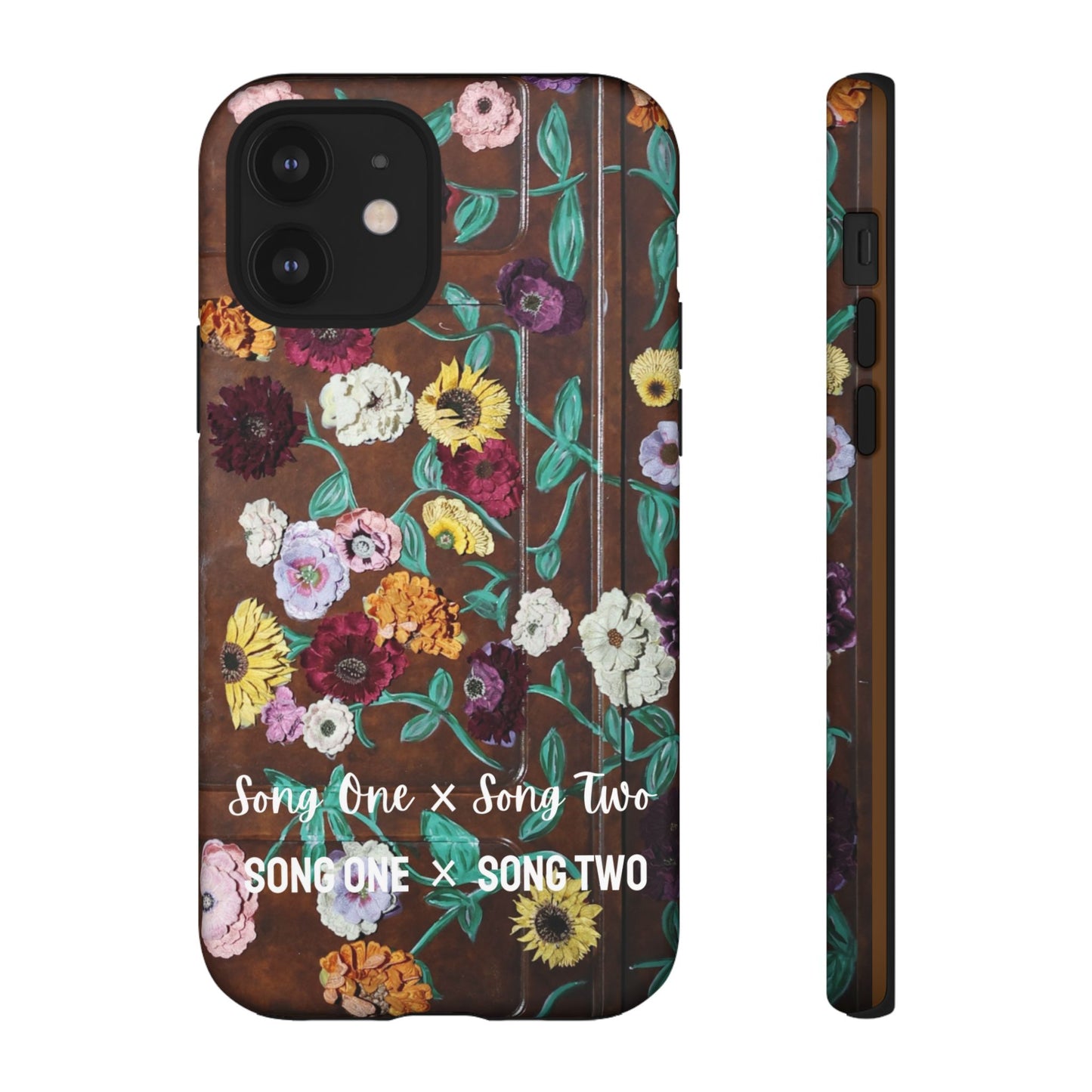 CUSTOMIZABLE with Surprise Song Titles - Surprise Song Floral Piano - Tough Cases