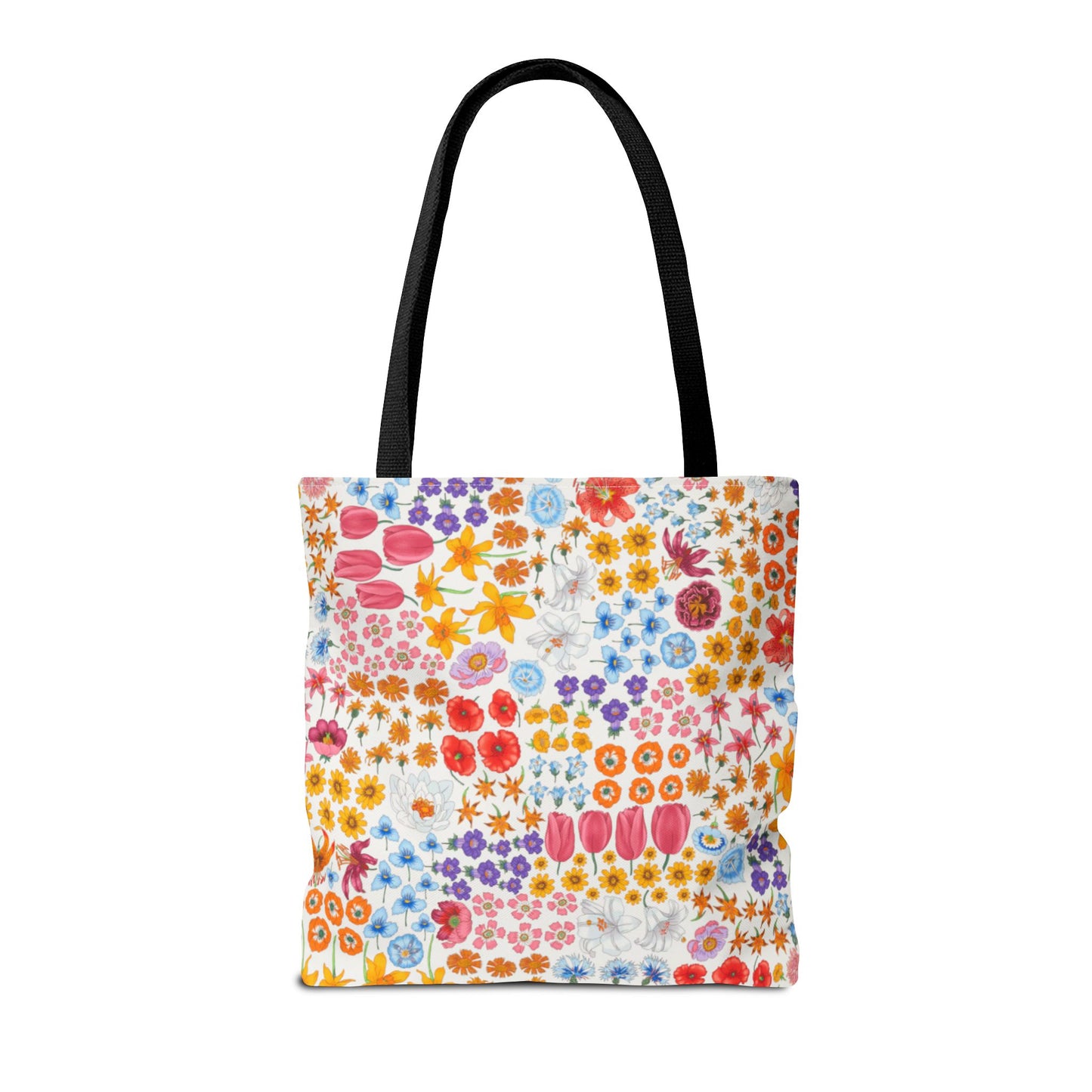 Colorful Floral Tote Bag for Everyday Use "Flora" Design!