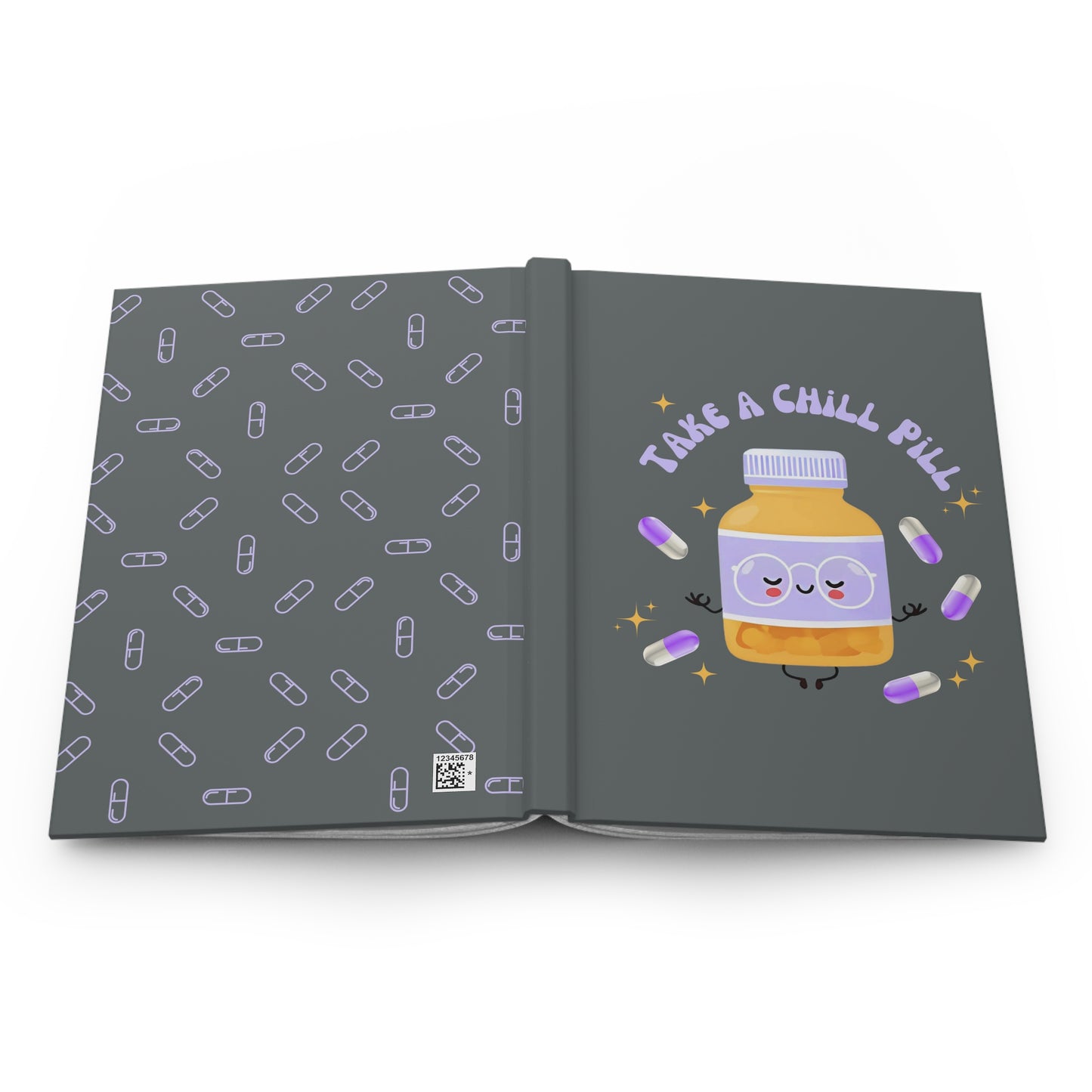 take a chill pill  - Hardcover Journal Matte