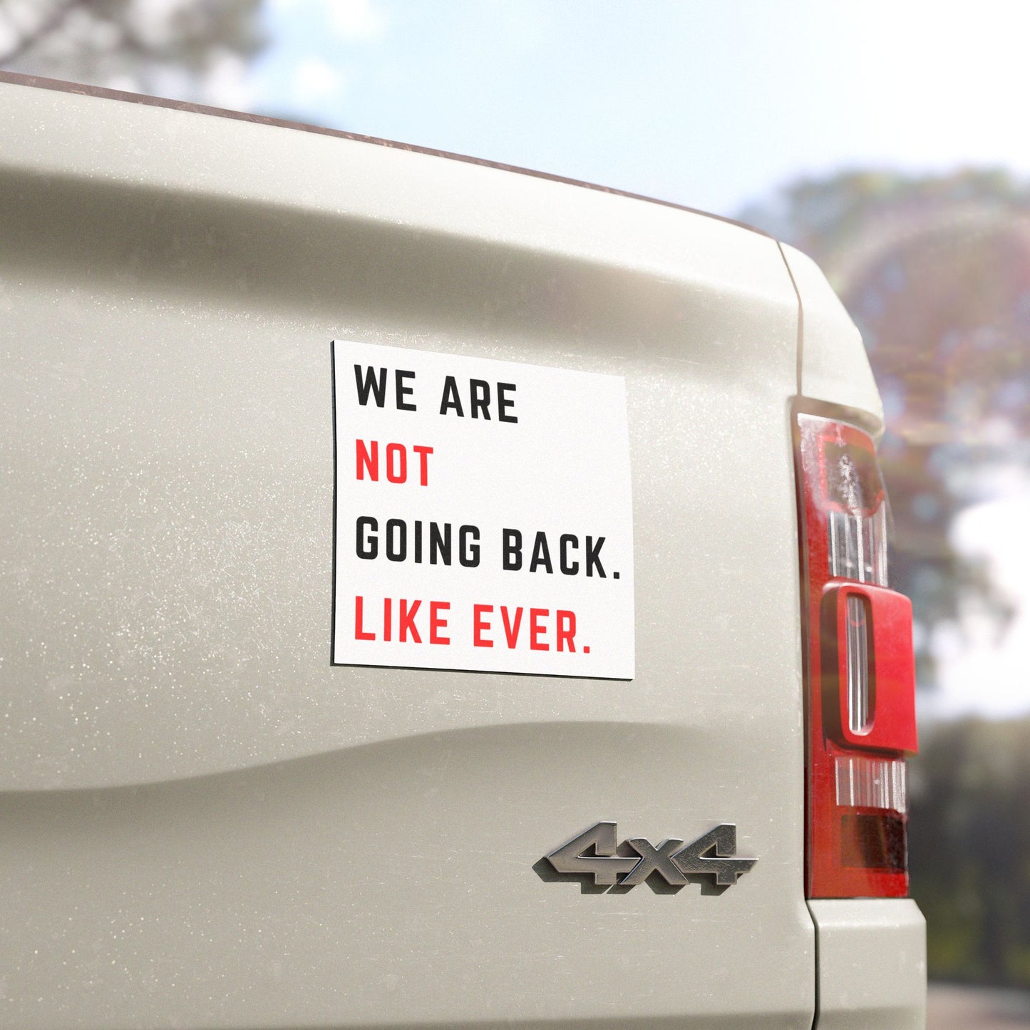 Swifties for Harris - We are Not Going Back - Car Magnet