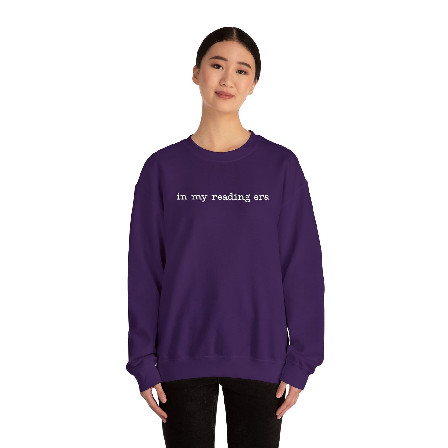 'In My Reading Area' Crewneck Sweatshirt – Cozy Literary Sweatshirt for Book Lovers