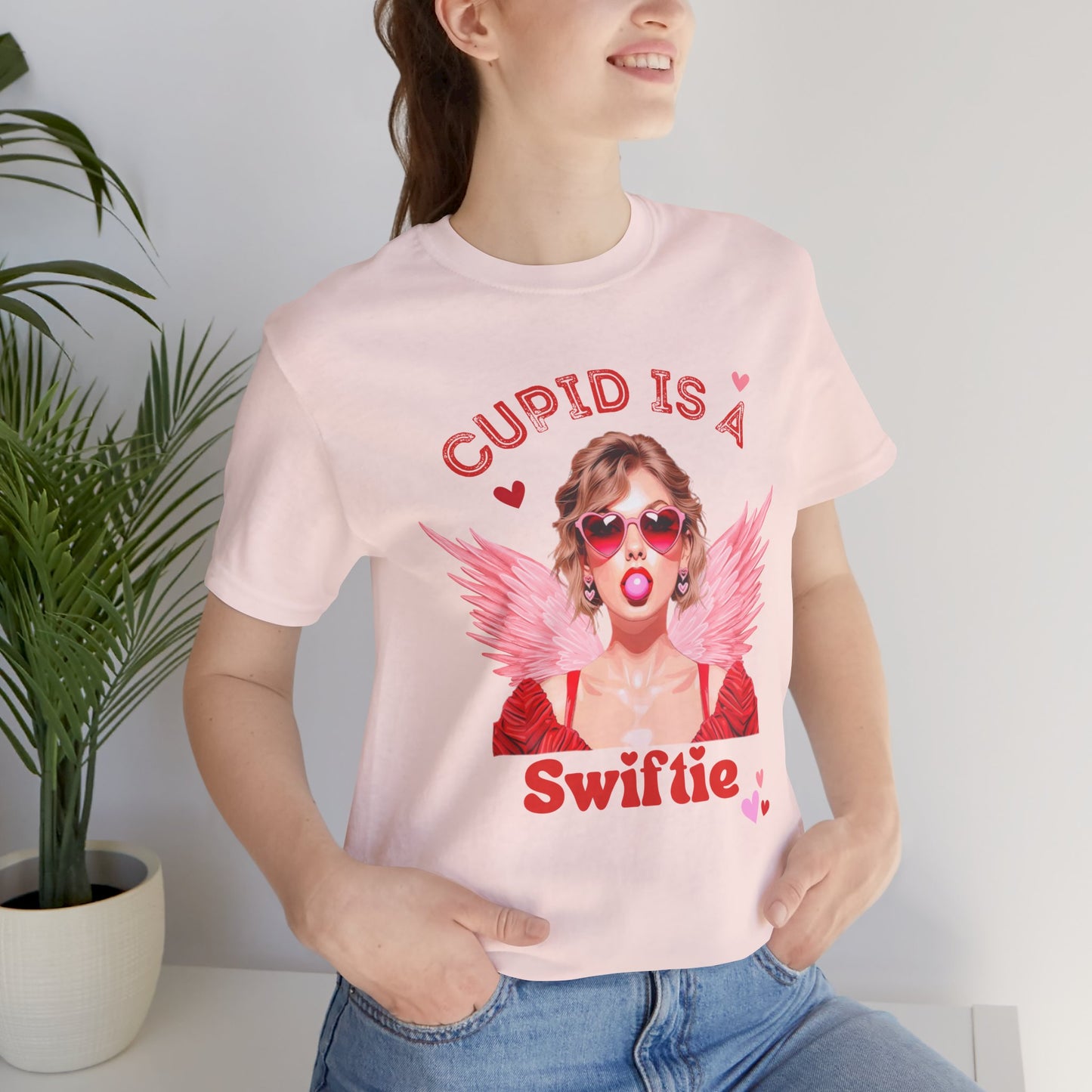Cupid is a Swiftie - Unisex Jersey Short Sleeve Tee