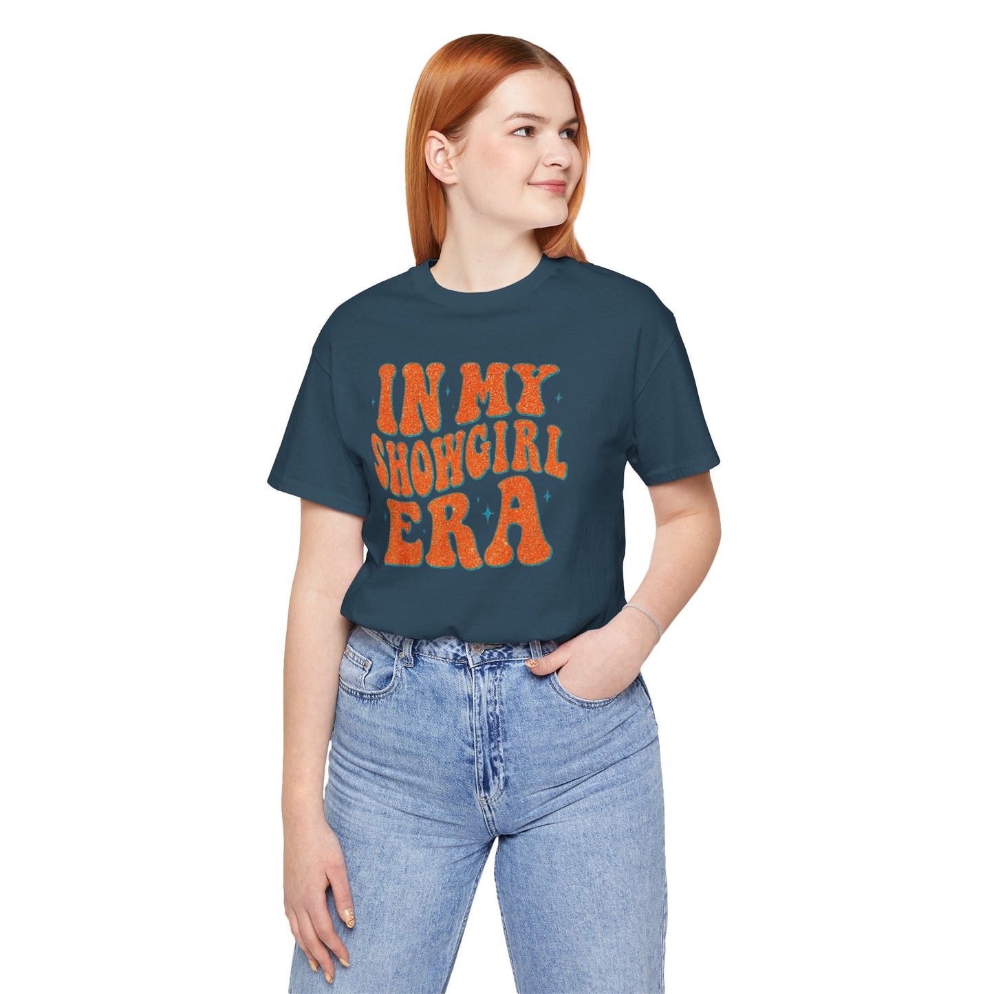 In My Showgirl Era Tee | Fun Graphic T-Shirt, Retro Vibe Shirt, Casual Wear, Festival Outfit, Gift Idea