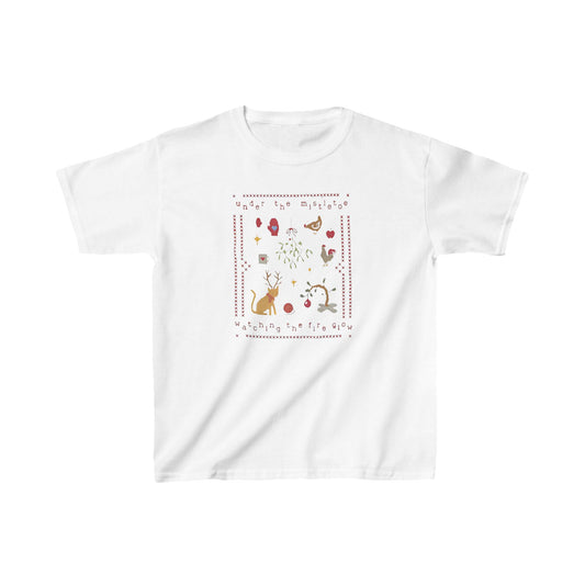 Under the Mistletoe - Kids Heavy Cotton™ Tee