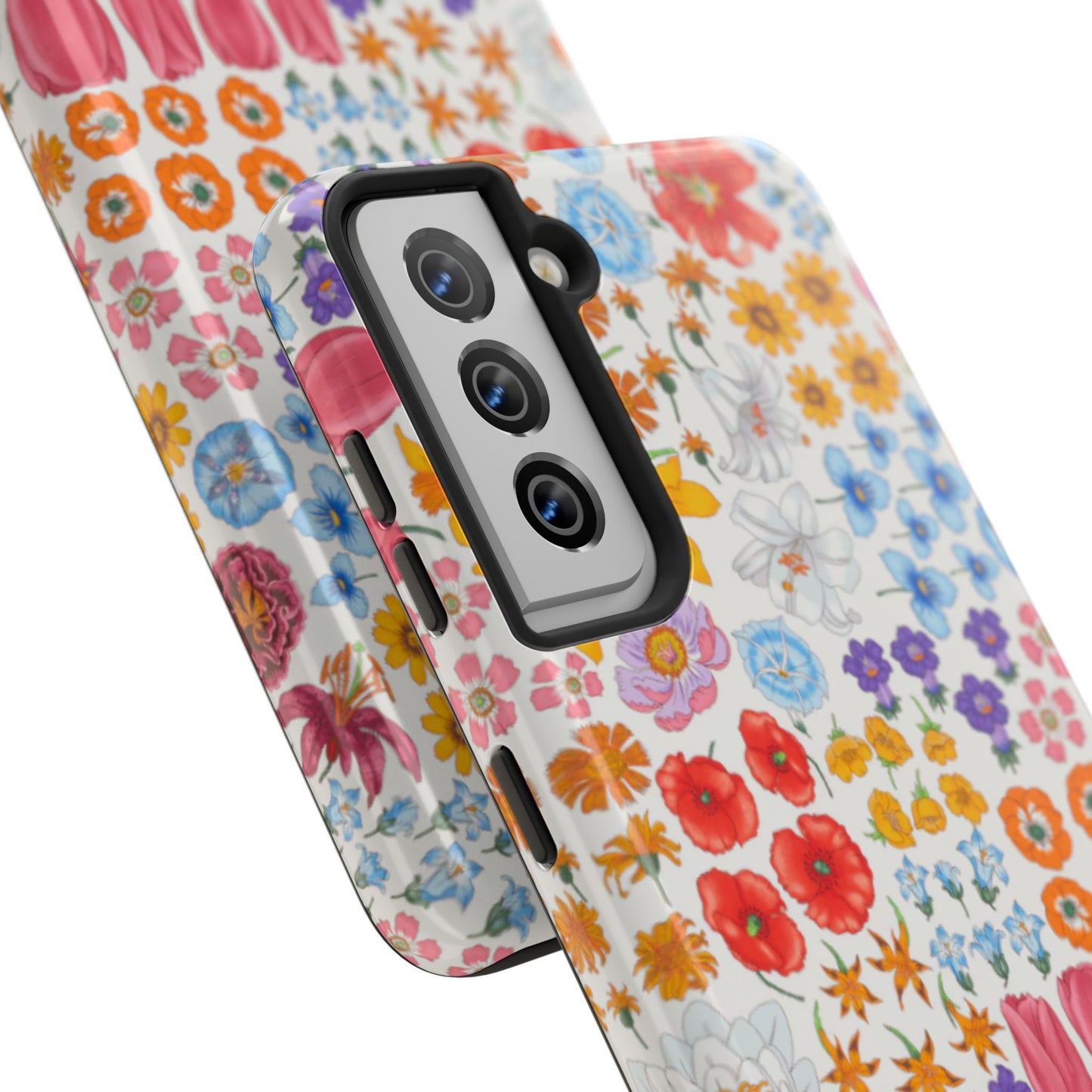 Vibrant Floral Tough Phone Case "Flora"- Durable Protection for Your Device