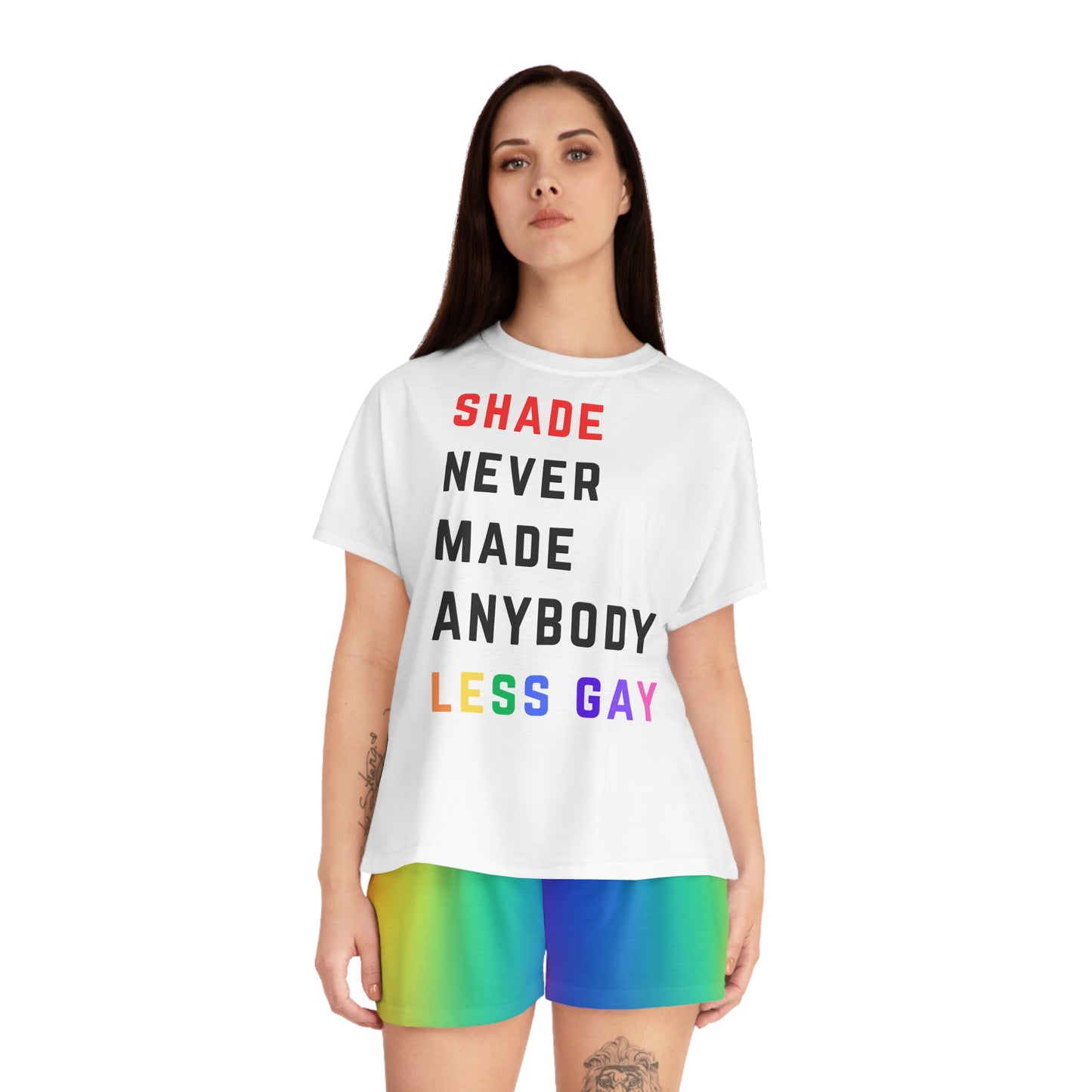 Shade never made anybody less gay - Women's Short Pajama Set