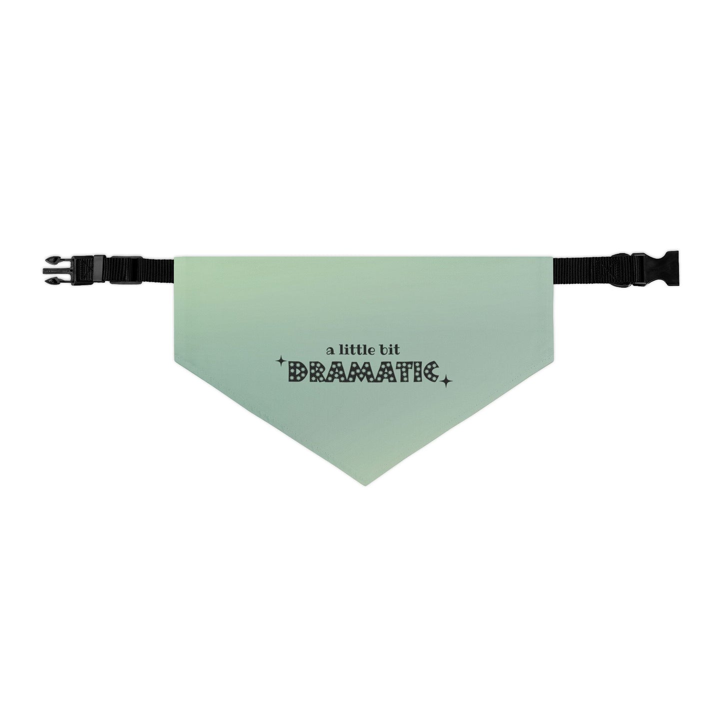 Dramatic Pet Bandana, Stylish Dog Accessory, Dog Fashion, Pet Gift, Holiday Apparel, Fun Pet Wear