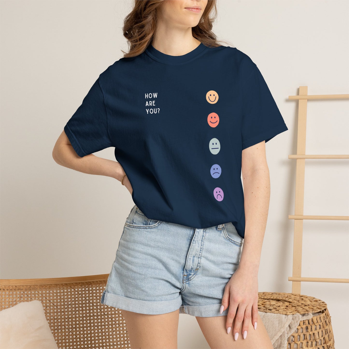 How Are You? Emoji Mood T-Shirt
