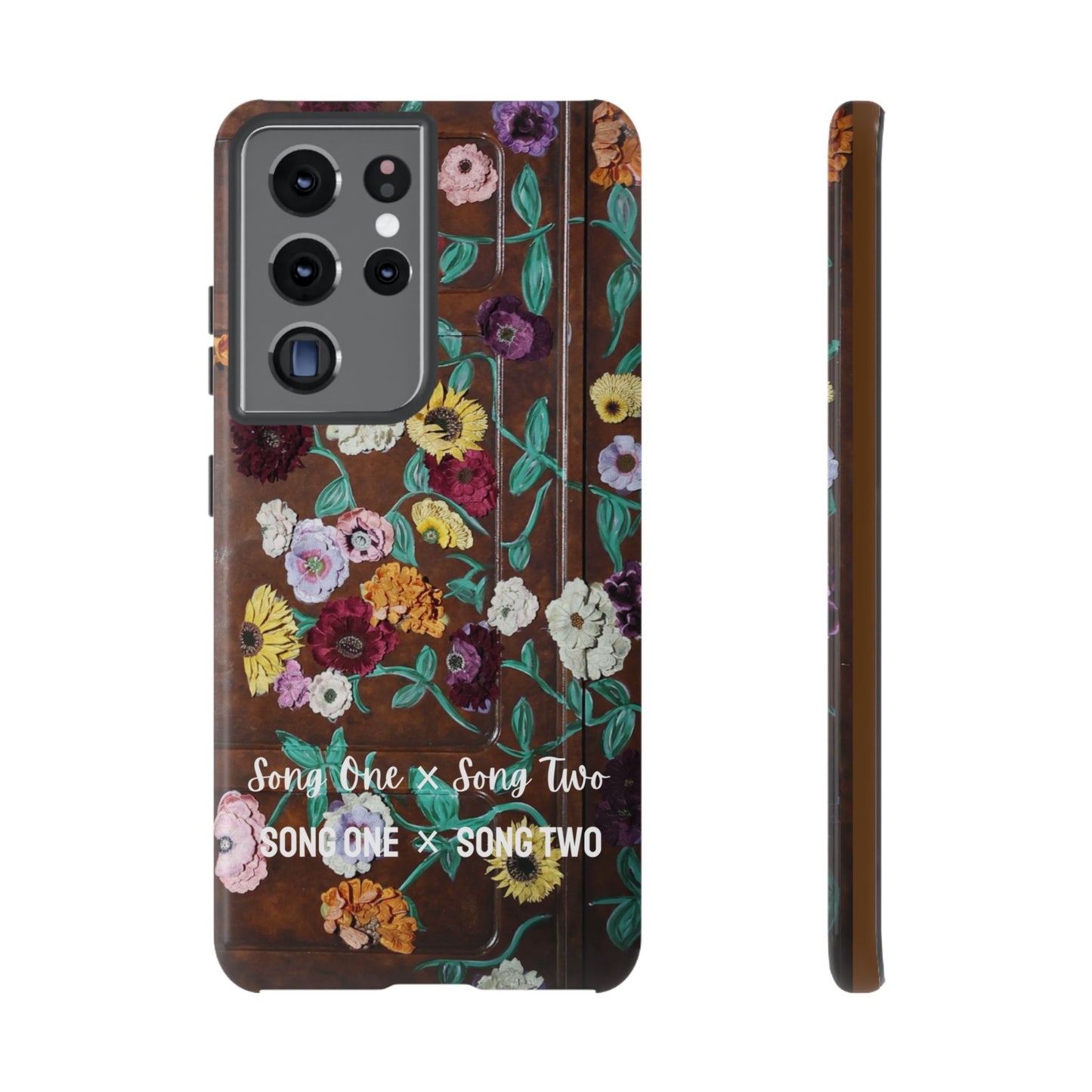 CUSTOMIZABLE with Surprise Song Titles - Surprise Song Floral Piano - Tough Cases