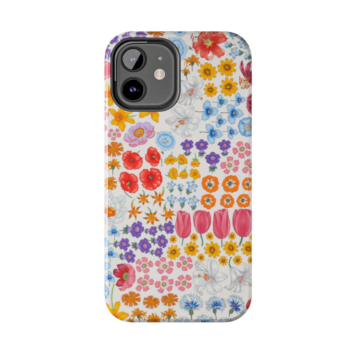 Vibrant Floral Tough Phone Case "Flora"- Durable Protection for Your Device