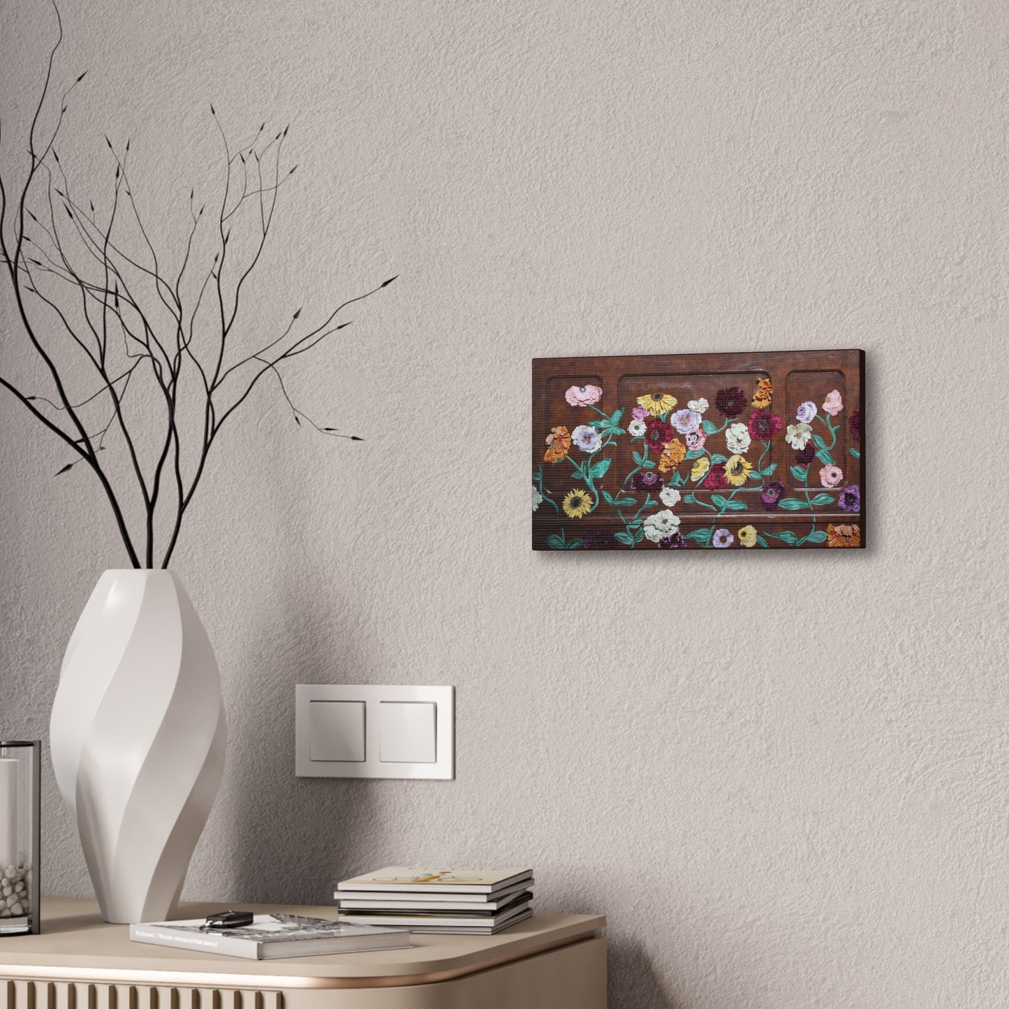 Surprise Song Flower Piano Wall Art - Canvas