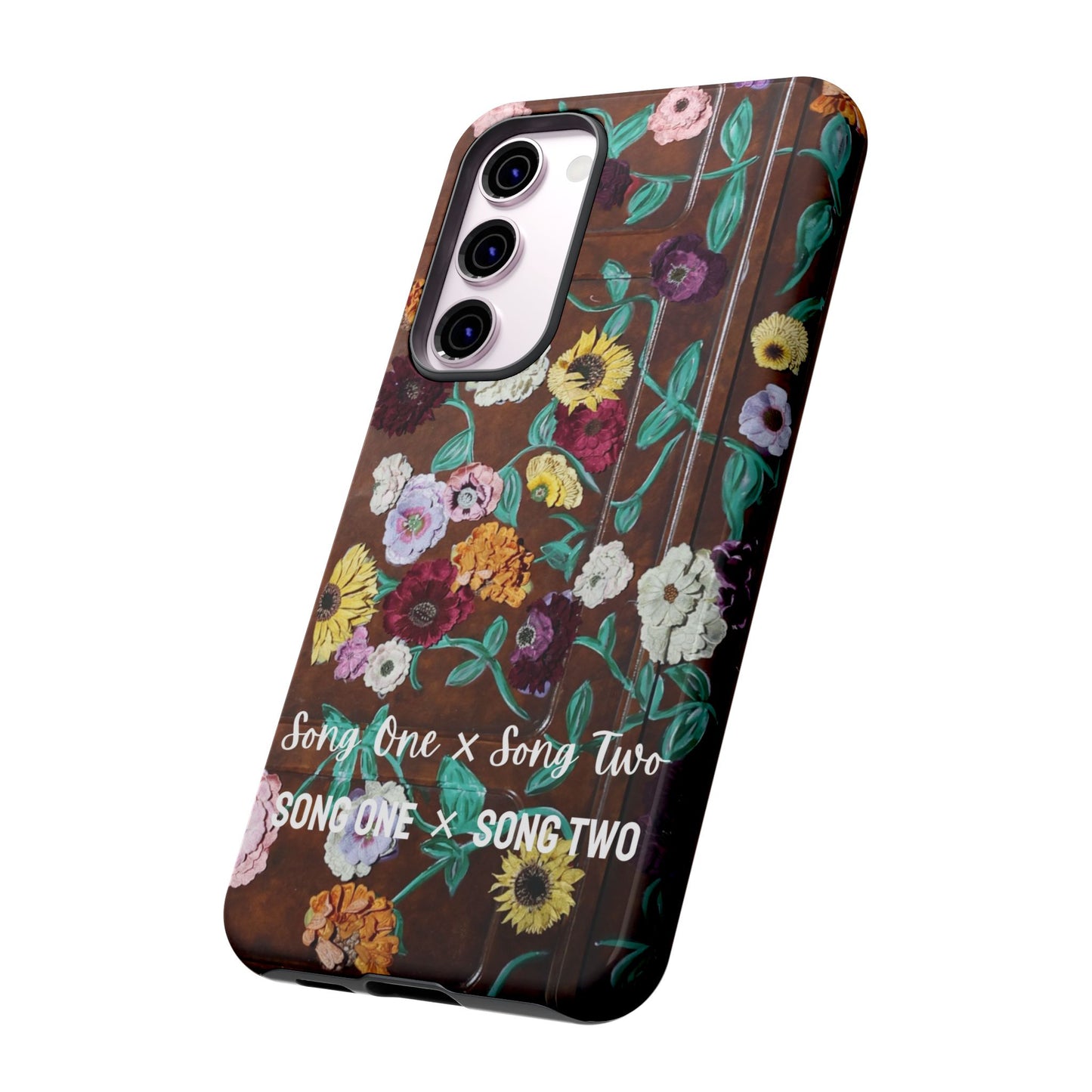 CUSTOMIZABLE with Surprise Song Titles - Surprise Song Floral Piano - Tough Cases