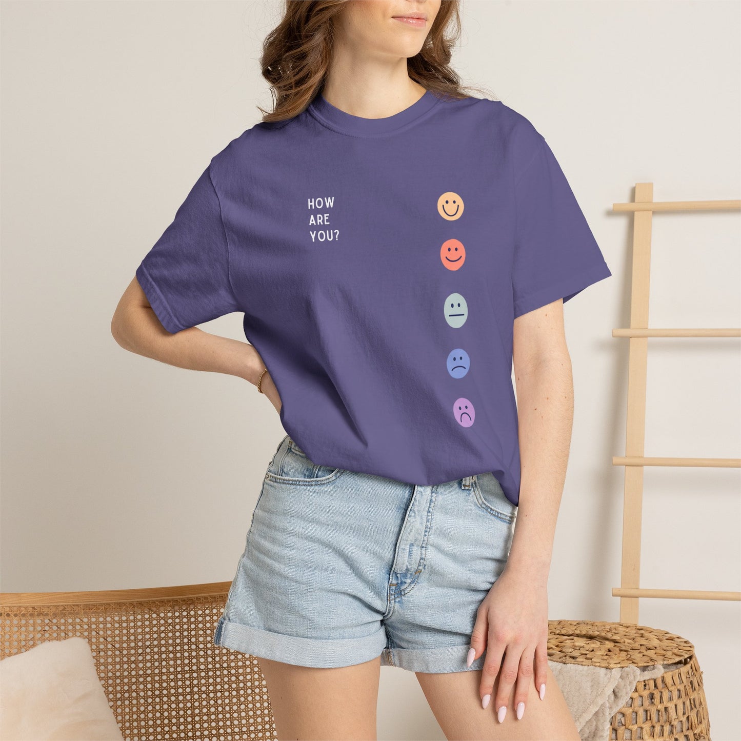 How Are You? Emoji Mood T-Shirt