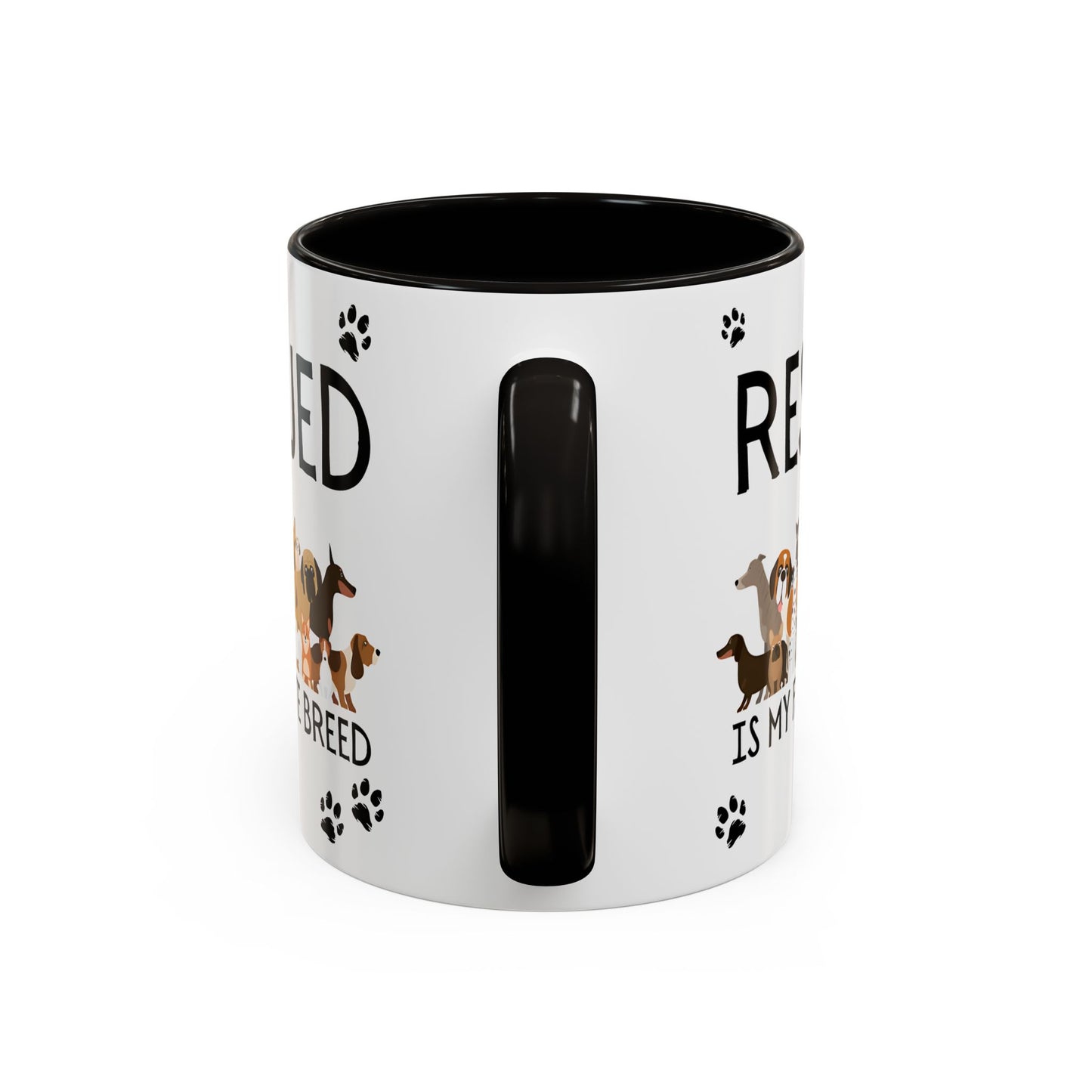 Colorful Dog Rescue Mugs - Perfect for Pet Lovers, Gift for Animal Advocates, 11oz