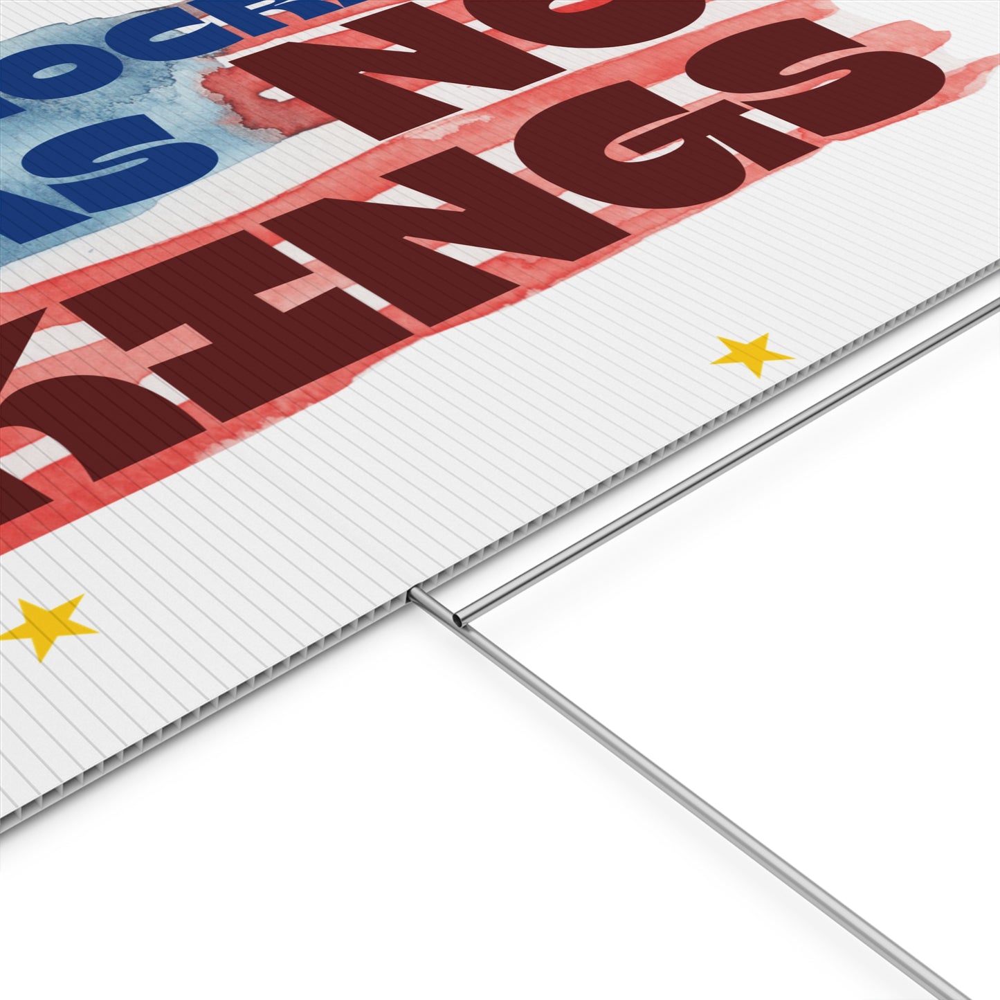 No Kings Yard Sign, Protest Decor, Political Campaign, Home Garden Decor, Independence Day Celebration