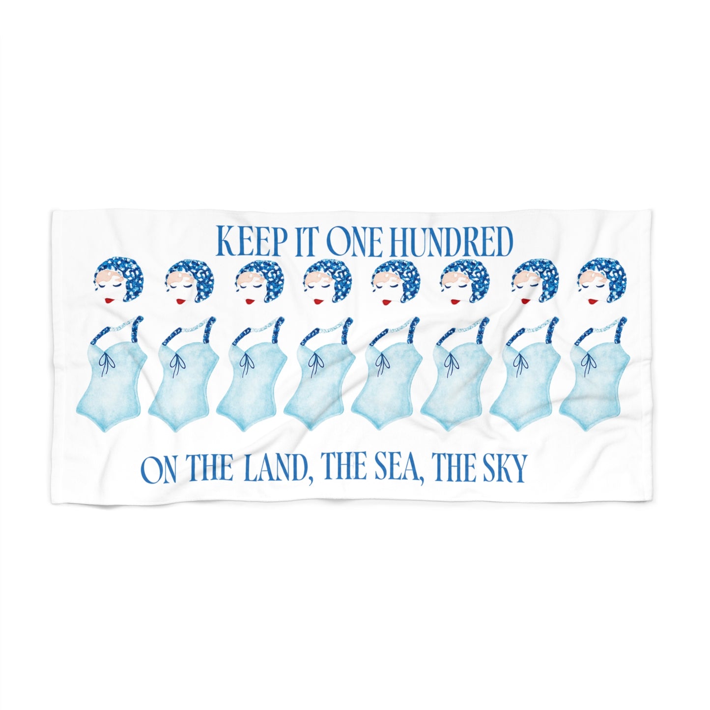 Keep it 100 Beach Towel