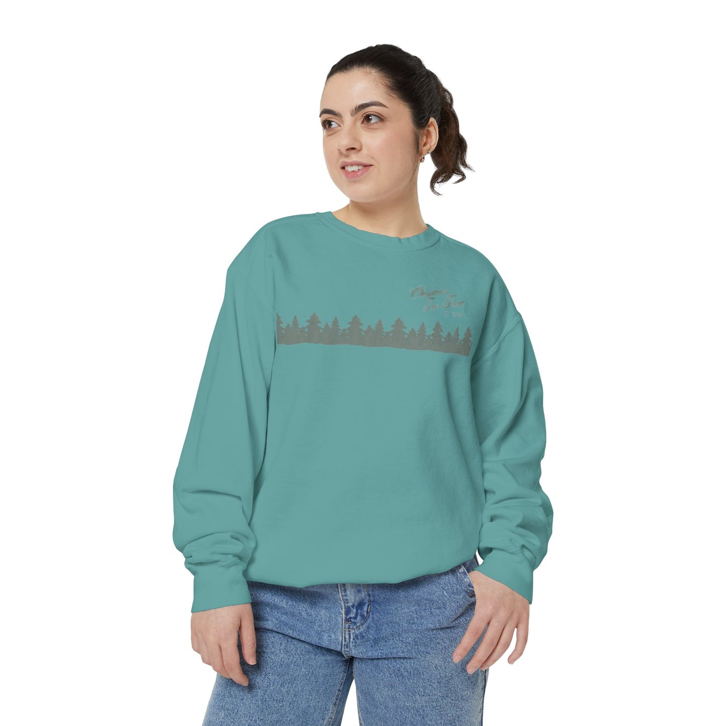 tree farm Comfort Colors Unisex Garment-Dyed Sweatshirt