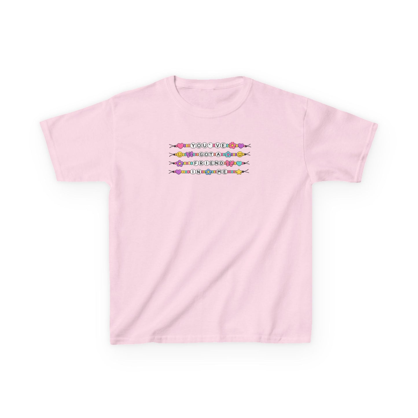 Kids Tee — Colorful Friendship Bracelet Toy Themed