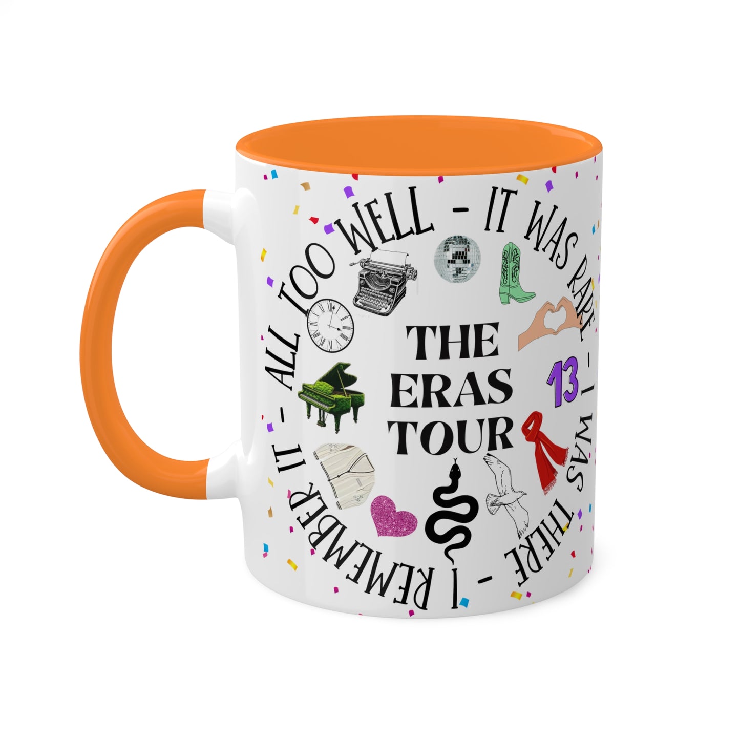 Concert Icons - I remember it all too well - Colorful Mugs, 11oz