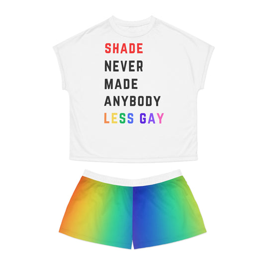 Shade never made anybody less gay - Women's Short Pajama Set