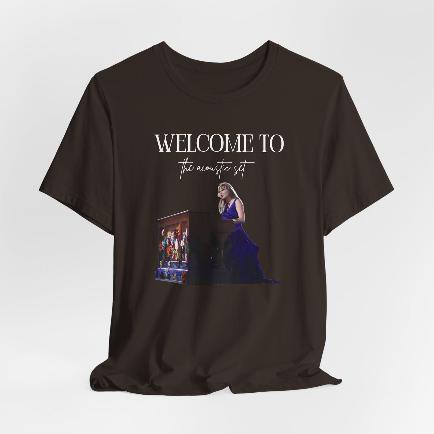 welcome to the acoustic set Unisex Jersey Short Sleeve Tee