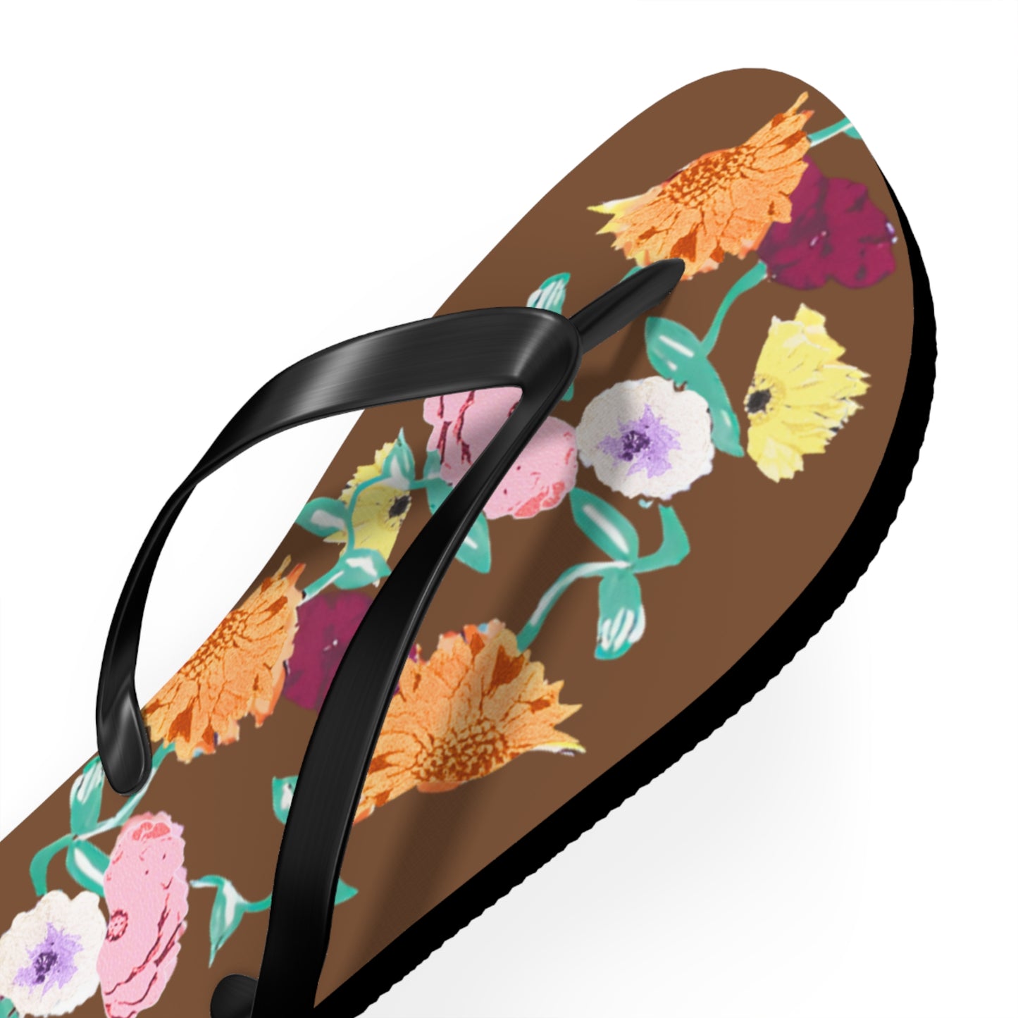 Acoustic Set Floral Flip Flops
