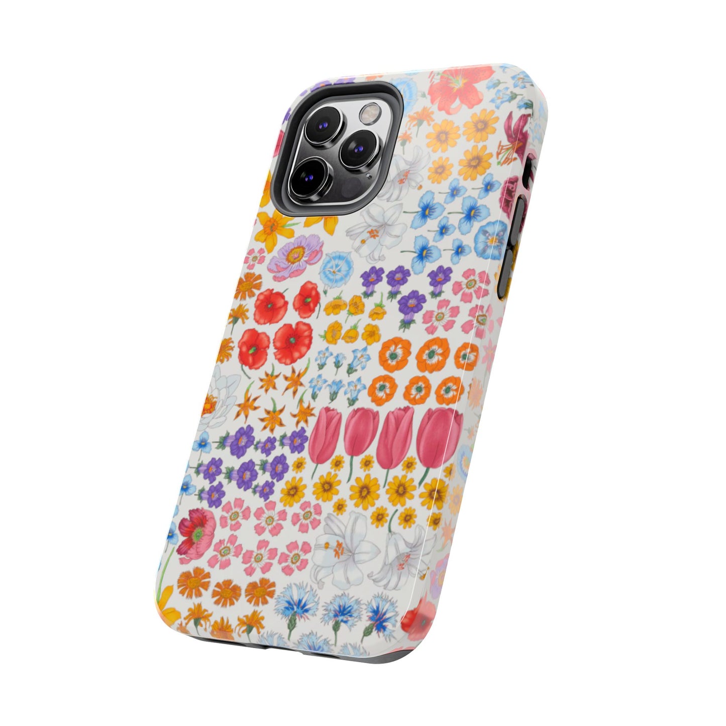 Vibrant Floral Tough Phone Case "Flora"- Durable Protection for Your Device