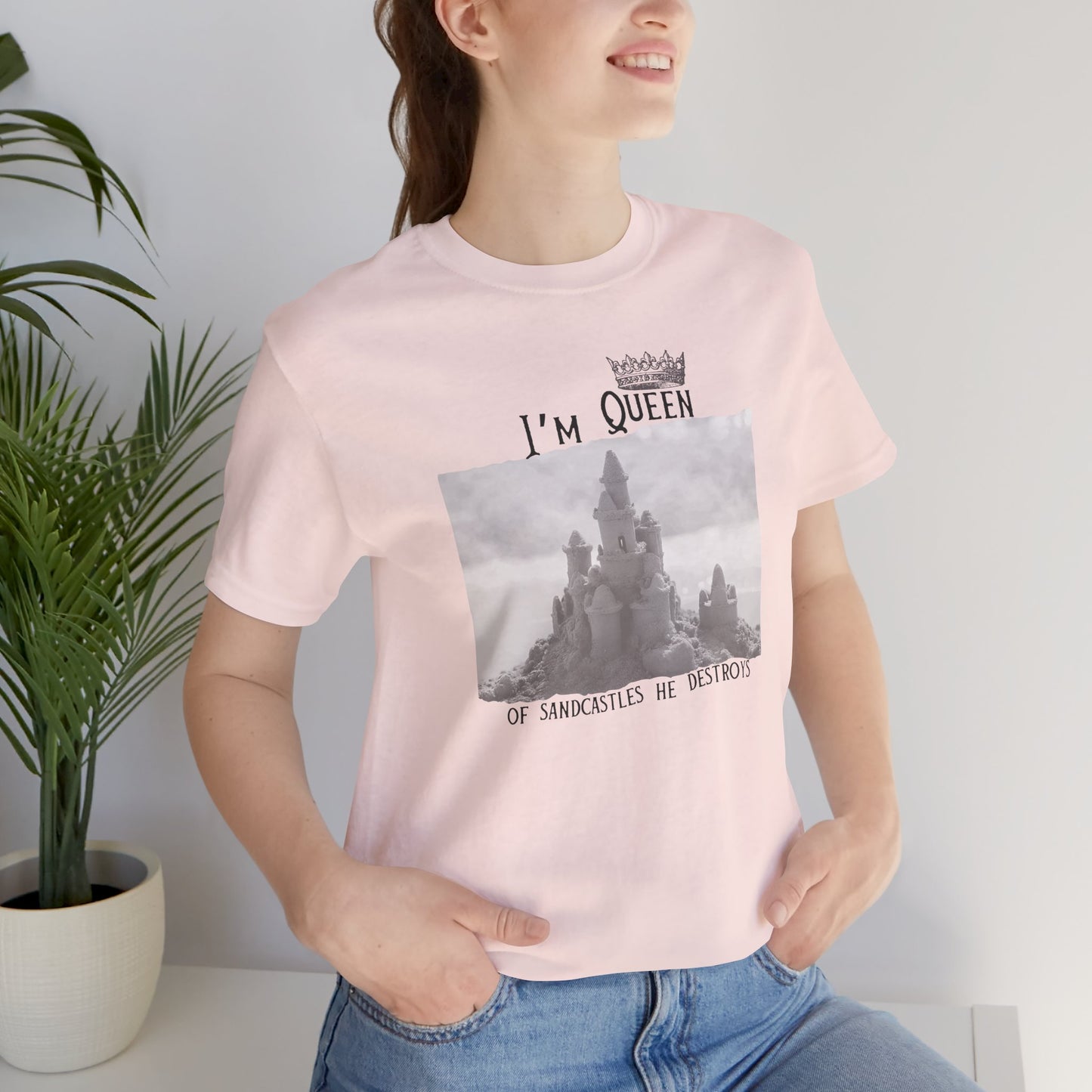 Queen of sandcastles he destroys -  Bella Canvas Unisex Tee, Perfect Gift for Swifties, Trendy Summer Wear, Soft Cotton T-Shirt, Positive Vibe Apparel