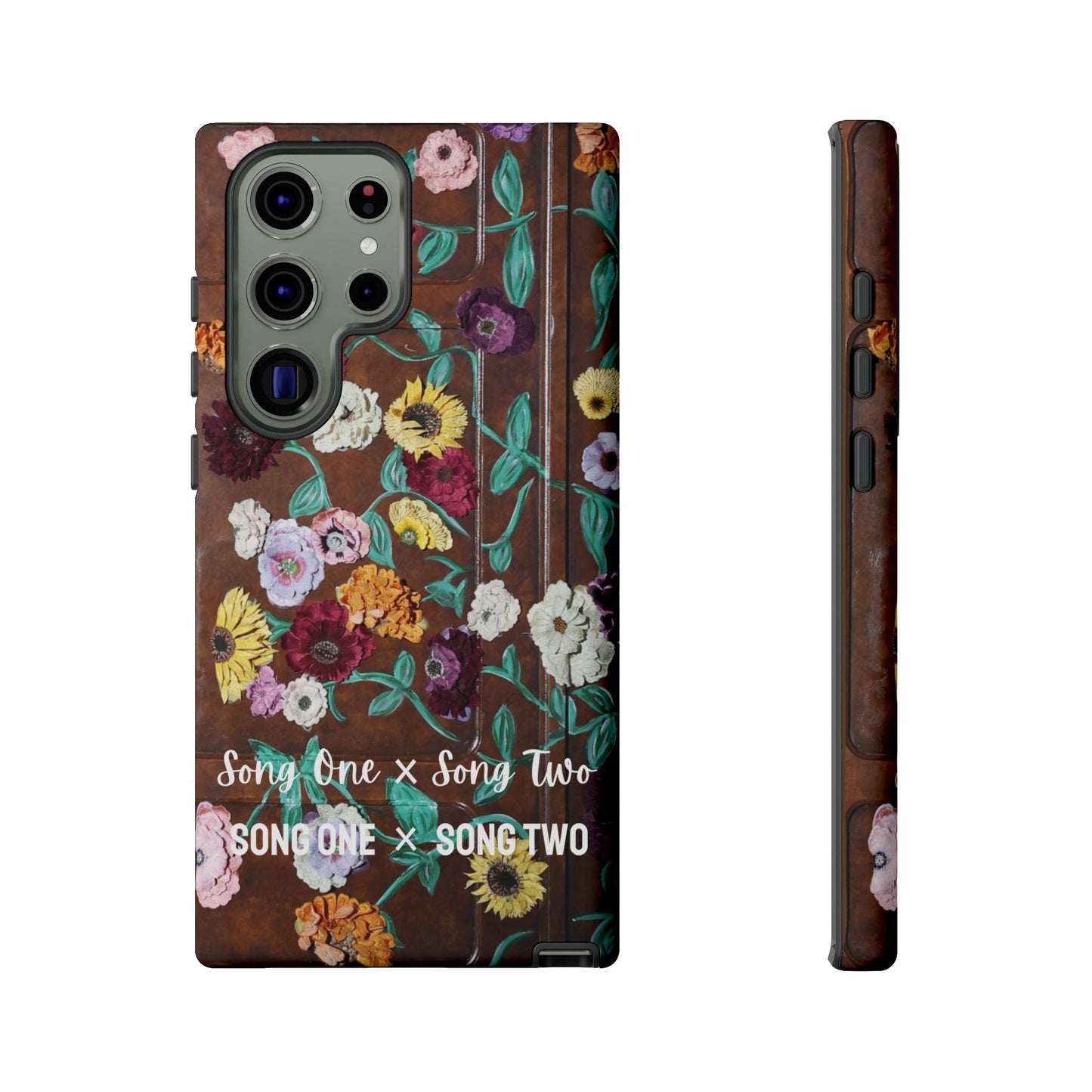 CUSTOMIZABLE with Surprise Song Titles - Surprise Song Floral Piano - Tough Cases