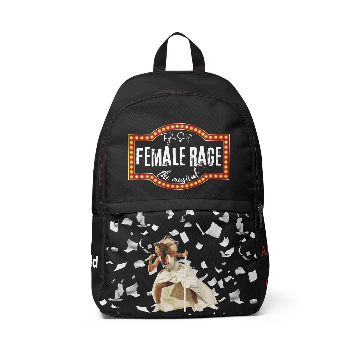 Female Rage- Unisex Fabric Backpack