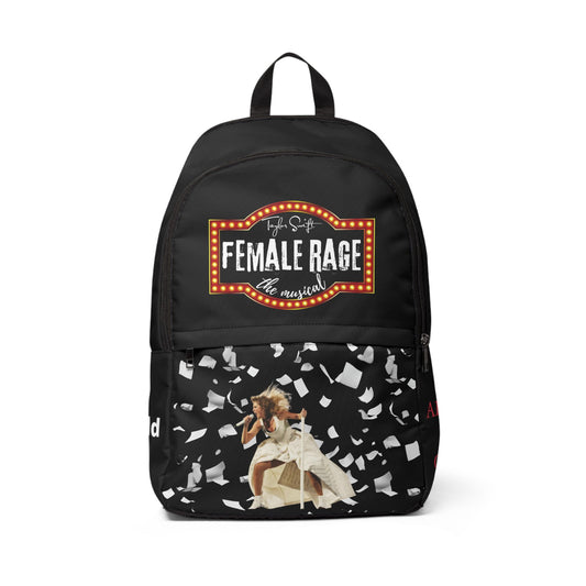 Female Rage- Unisex Fabric Backpack
